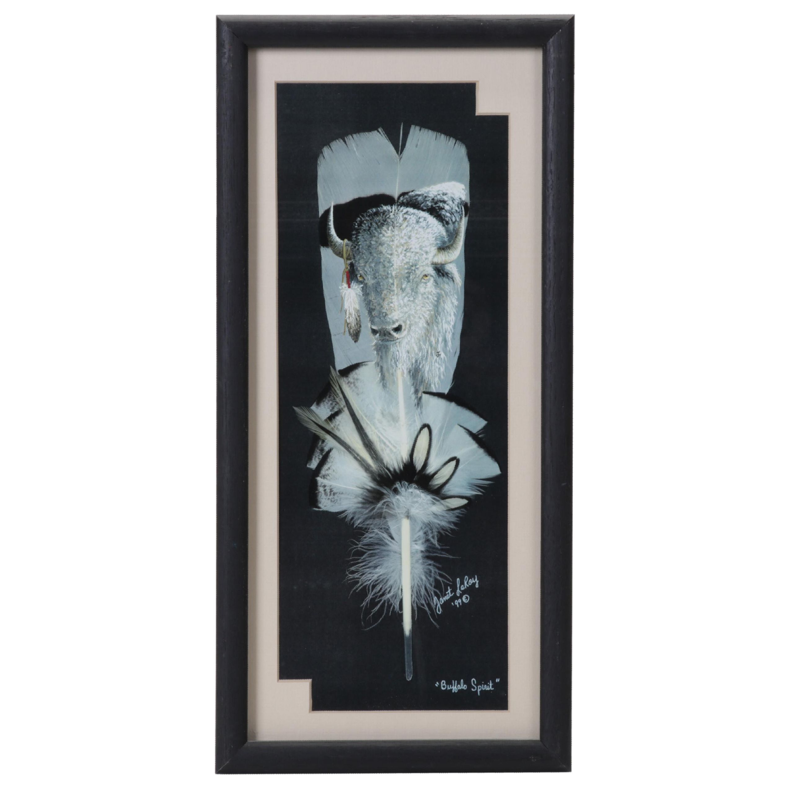 Electrophotograph After Janet LeRoy "Buffalo Spirit," Circa 1999