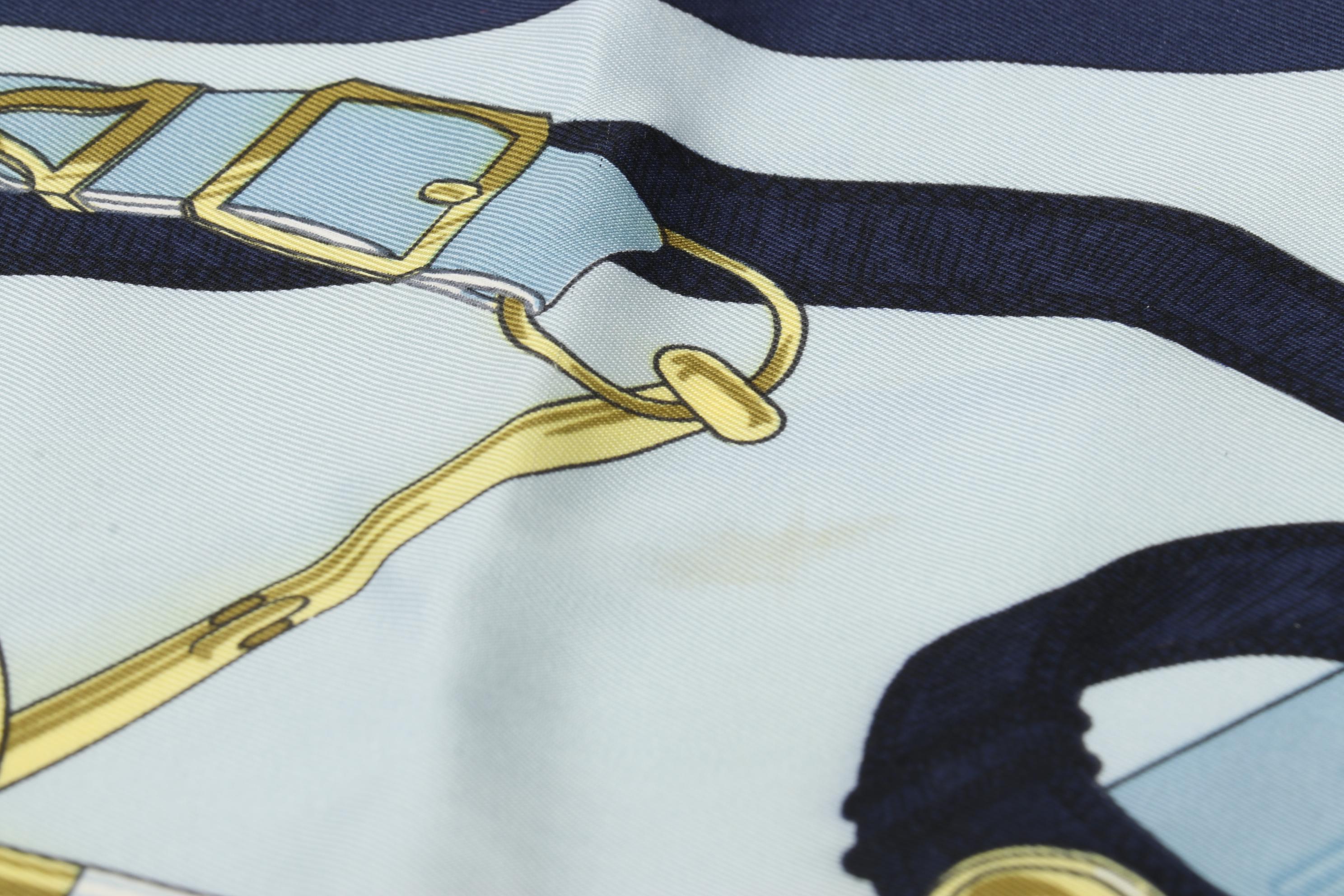 Hermès "Eperon d'Or" Scarf in Silk Twill