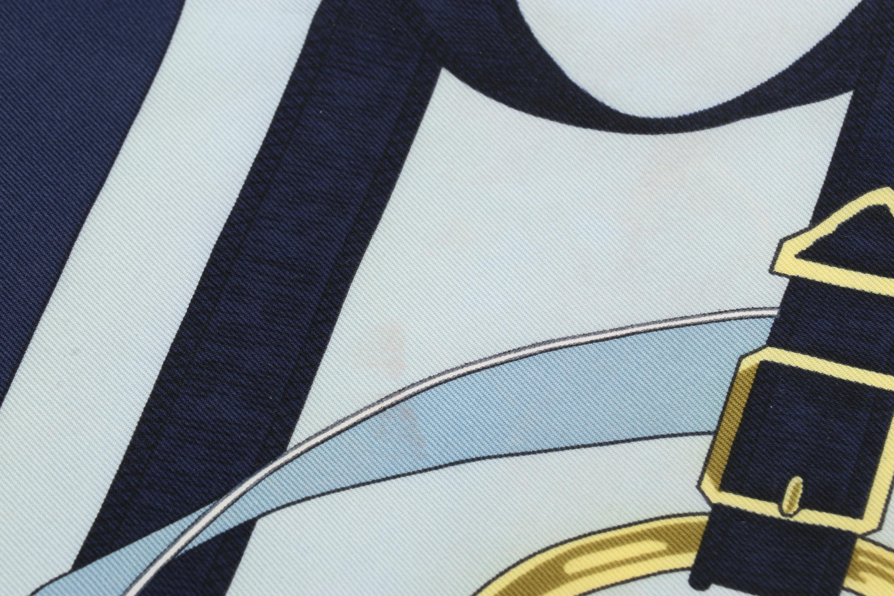 Hermès "Eperon d'Or" Scarf in Silk Twill