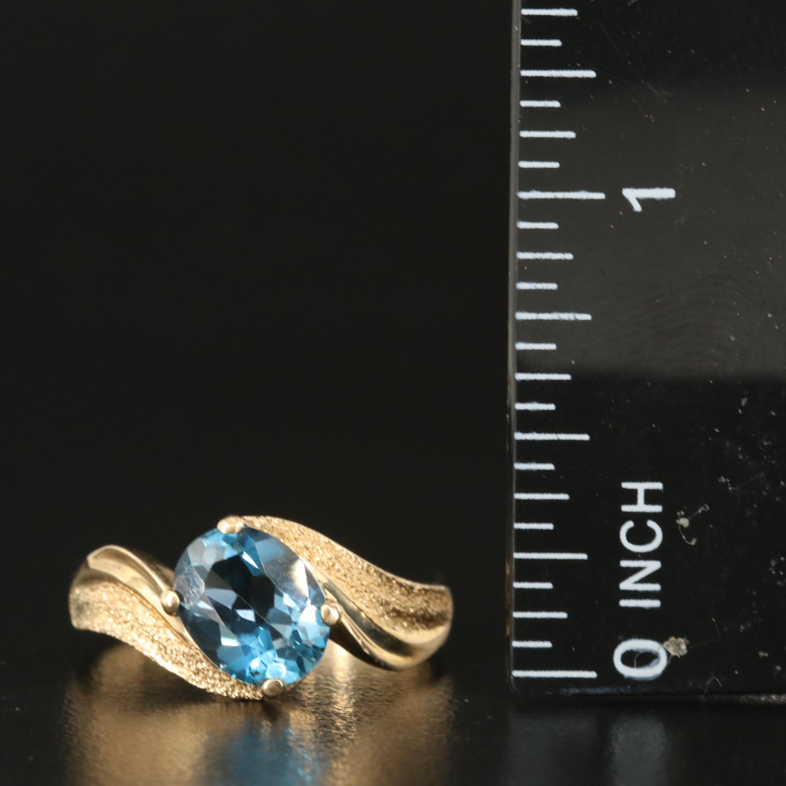 14K London Blue Topaz Ring