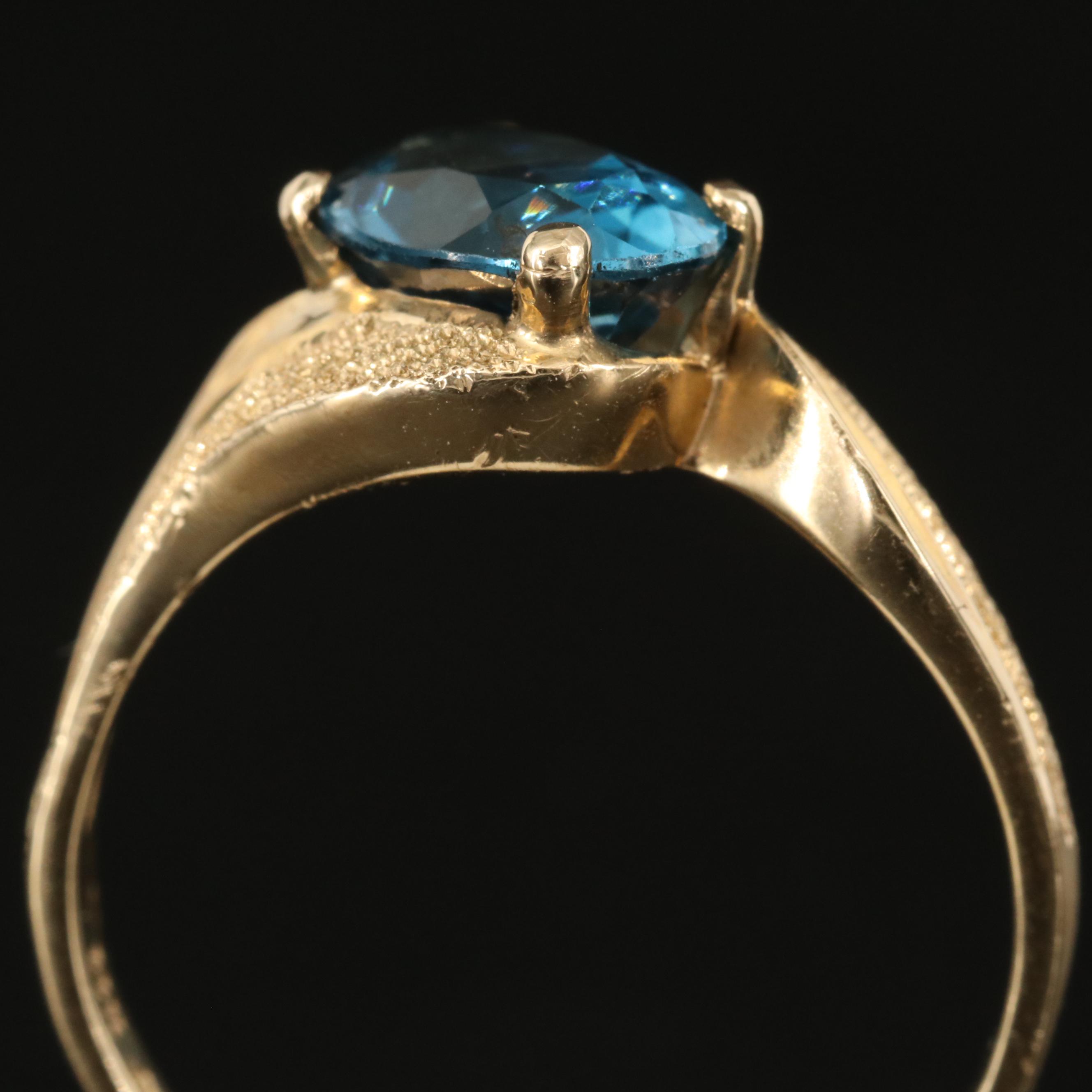 14K London Blue Topaz Ring