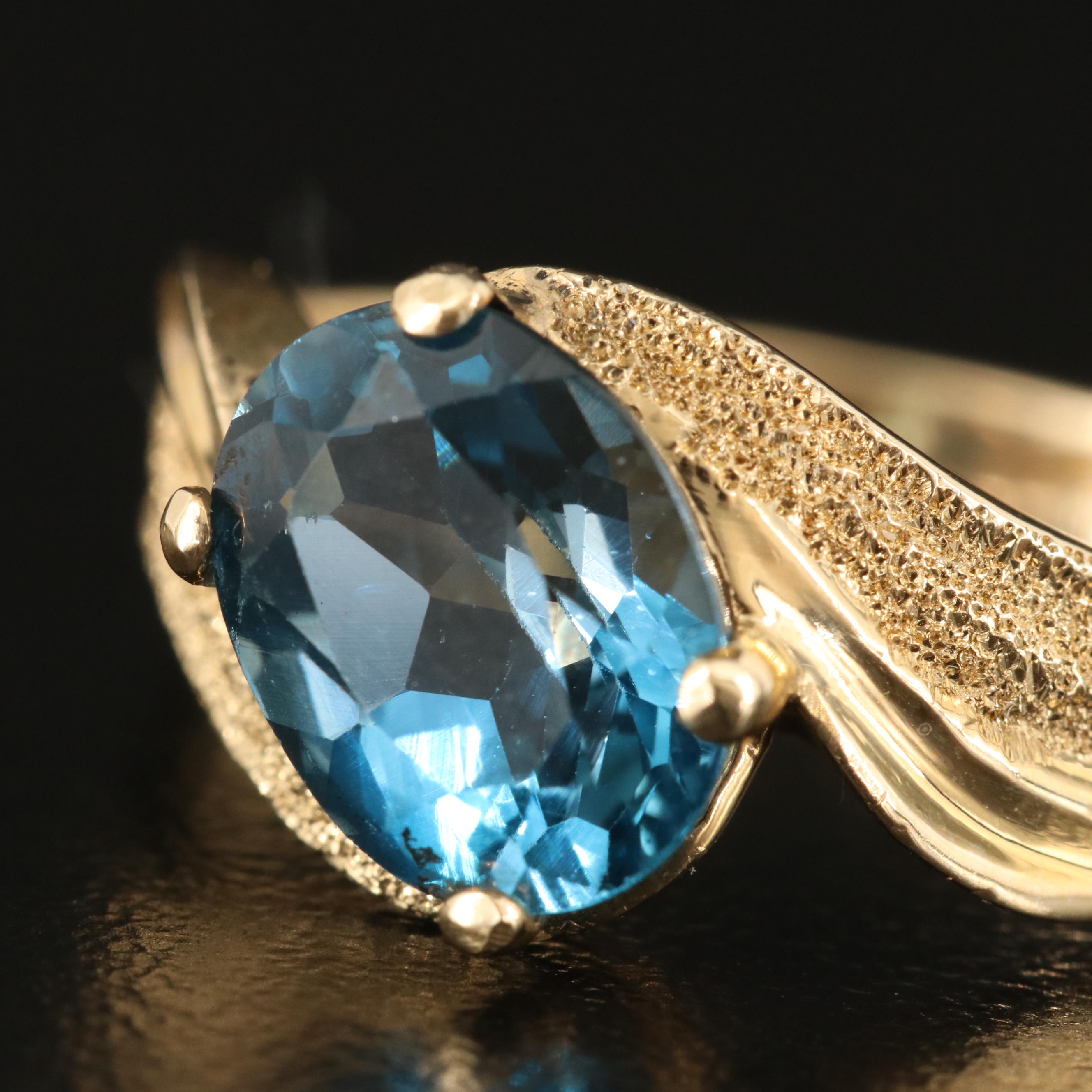 14K London Blue Topaz Ring