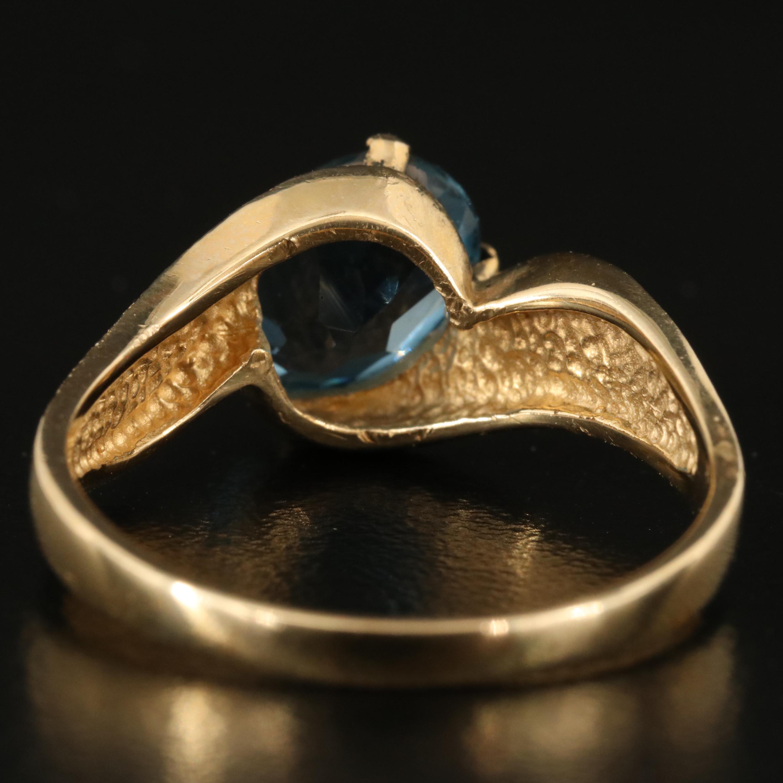 14K London Blue Topaz Ring