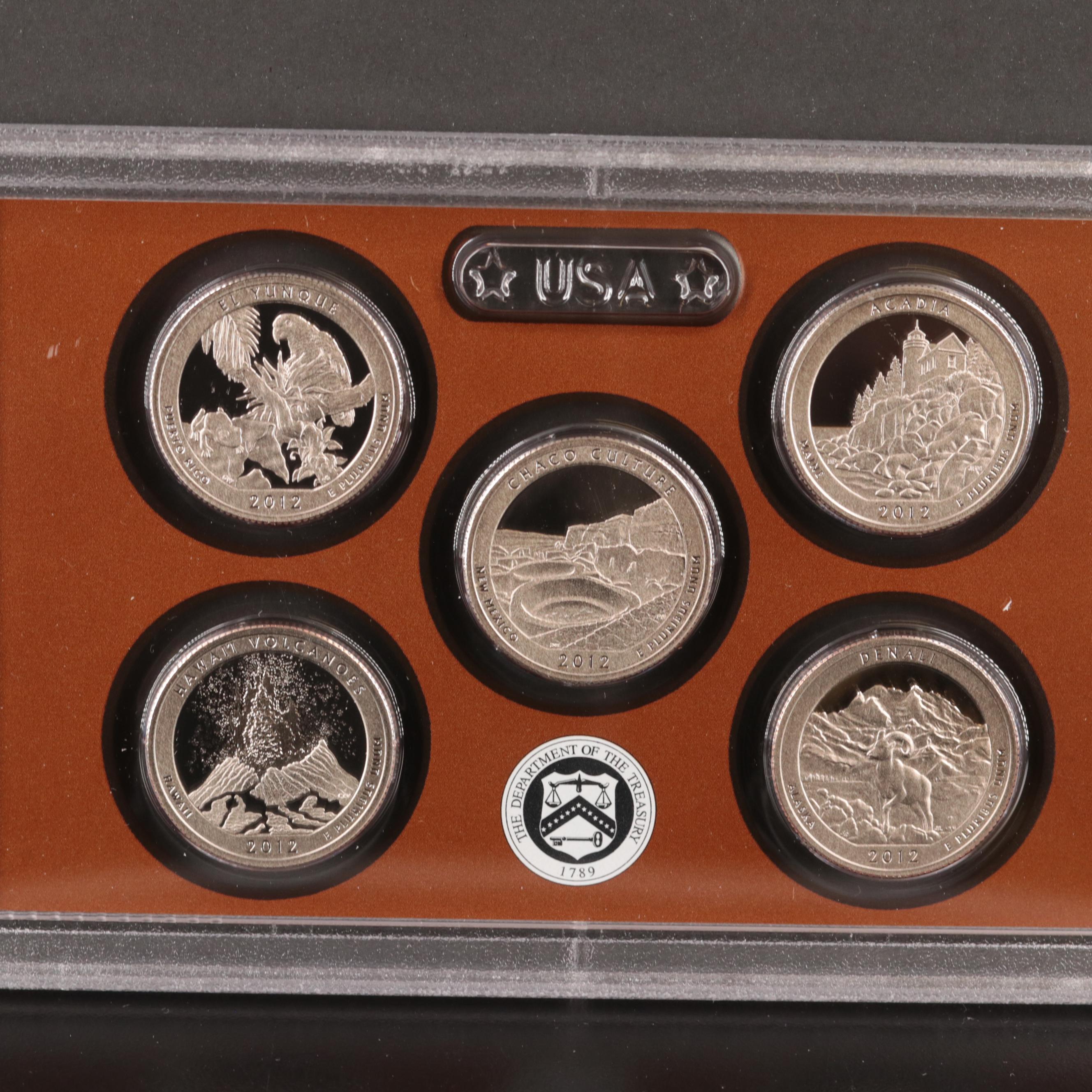 Four U.S. Mint Proof Sets