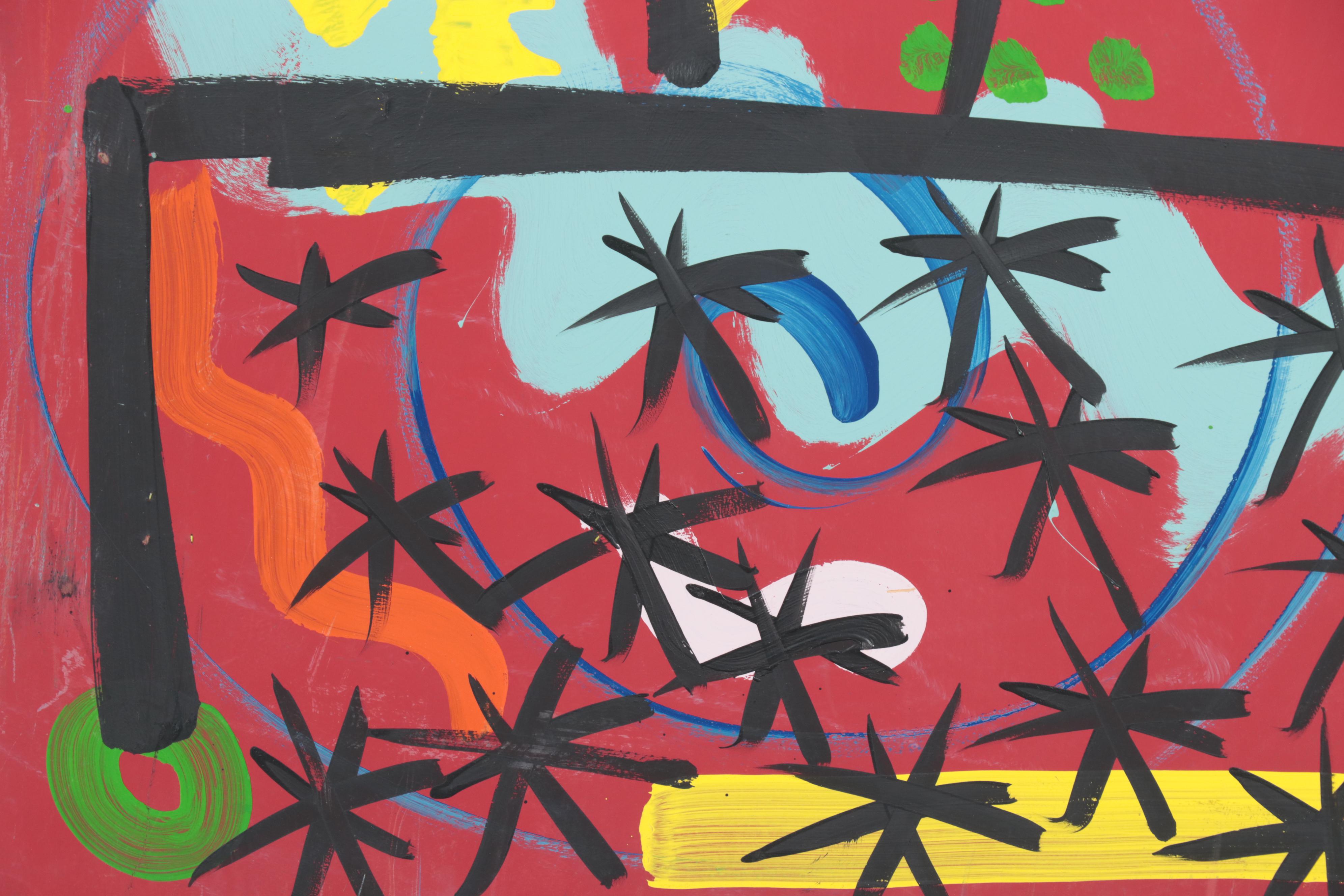 Peter Keil Large-Scale Abstract Acrylic Painting