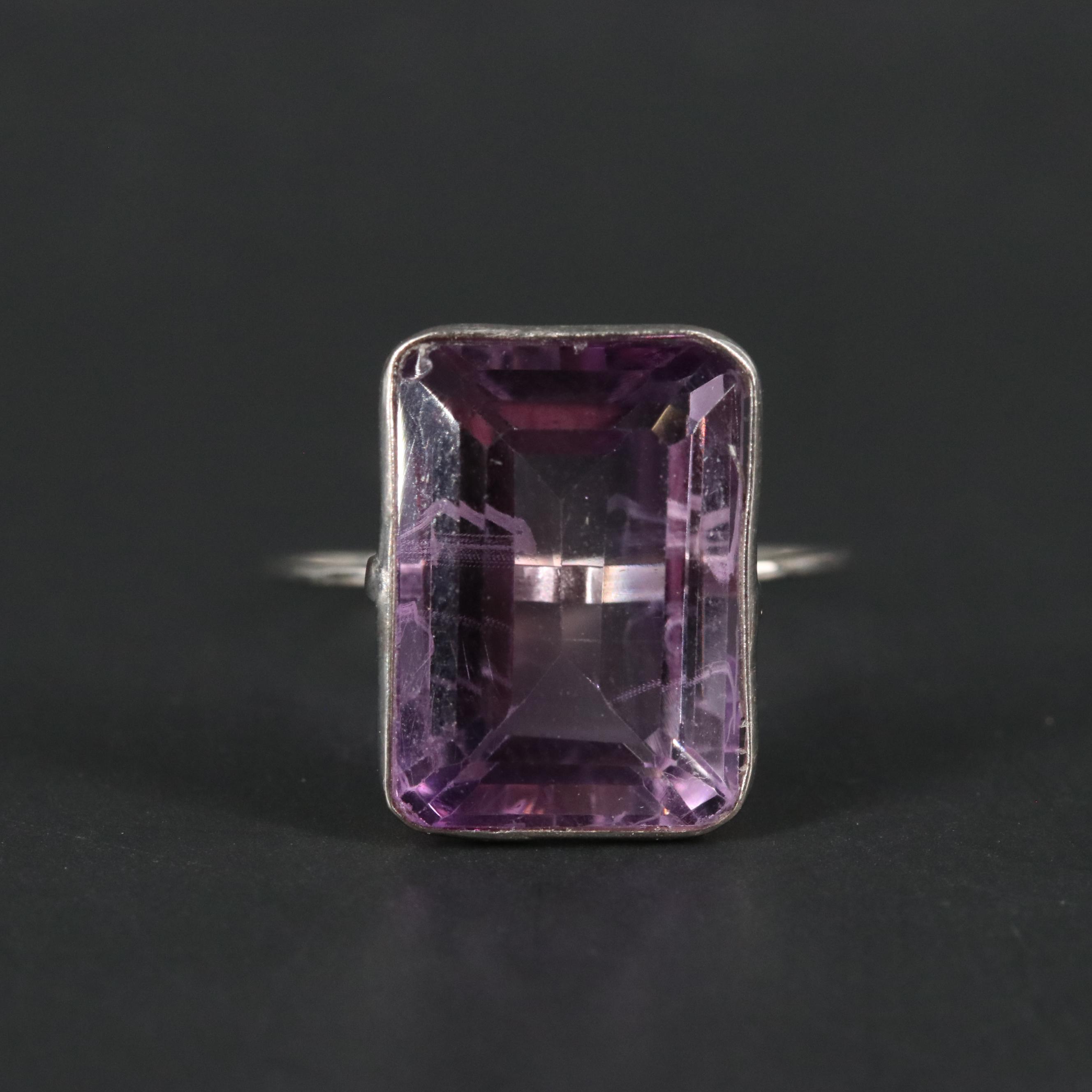 10K Amethyst Ring