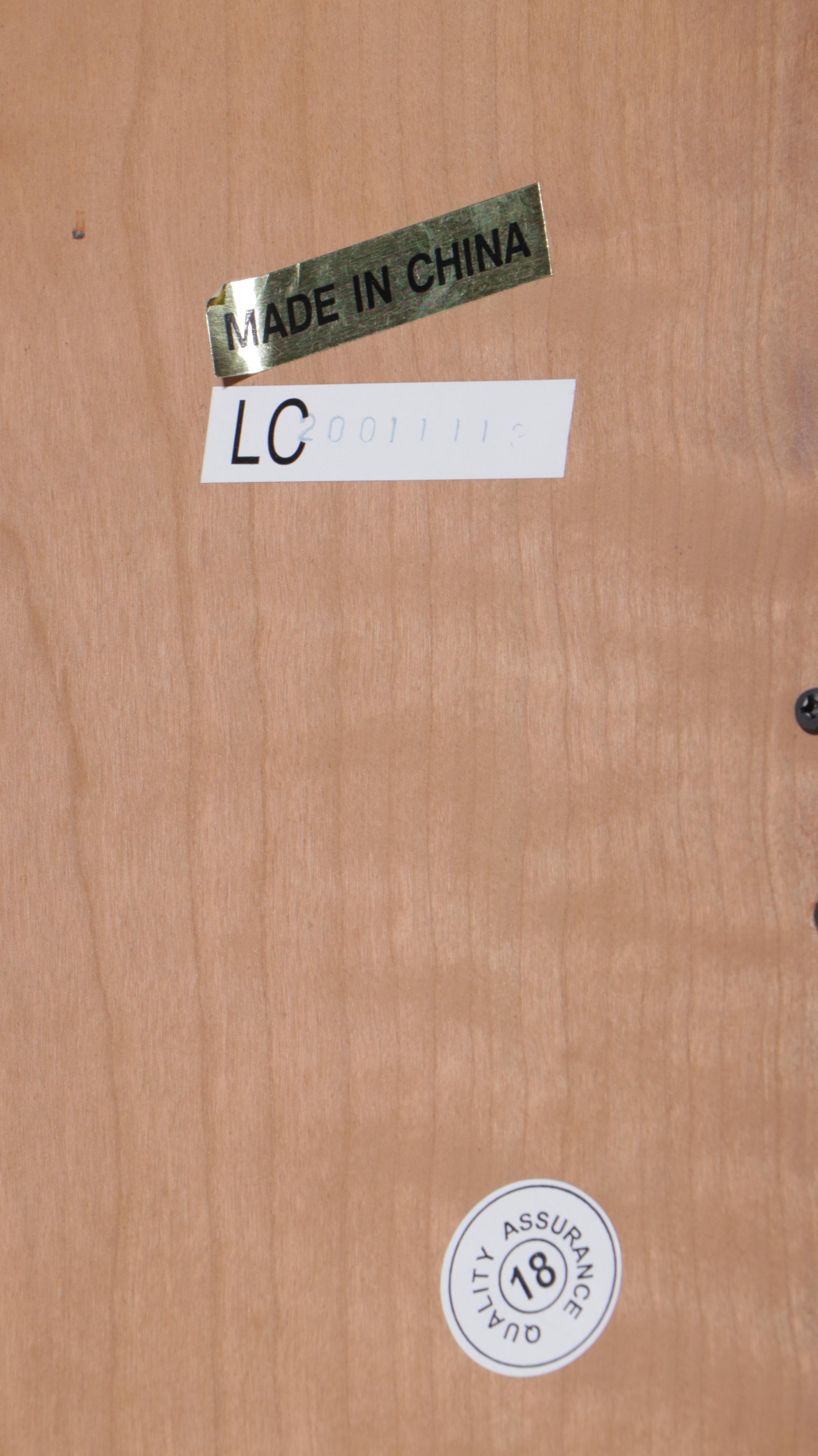 "Sausalito" Faux-Bamboo Six-Tier Bowfront Shelving Unit