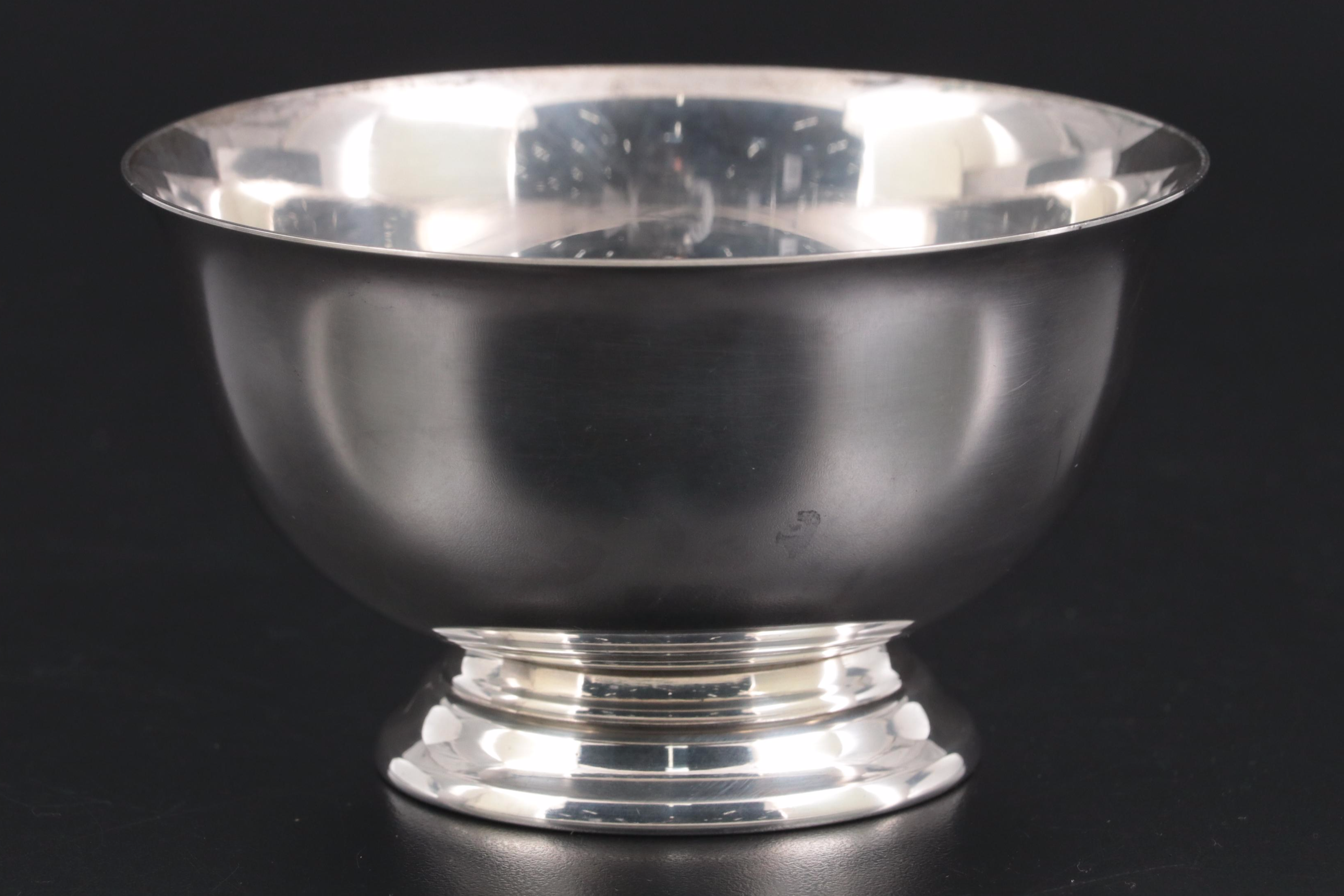 Gorham, Tiffany & Co. and Other Sterling Silver Paul Revere Bowls