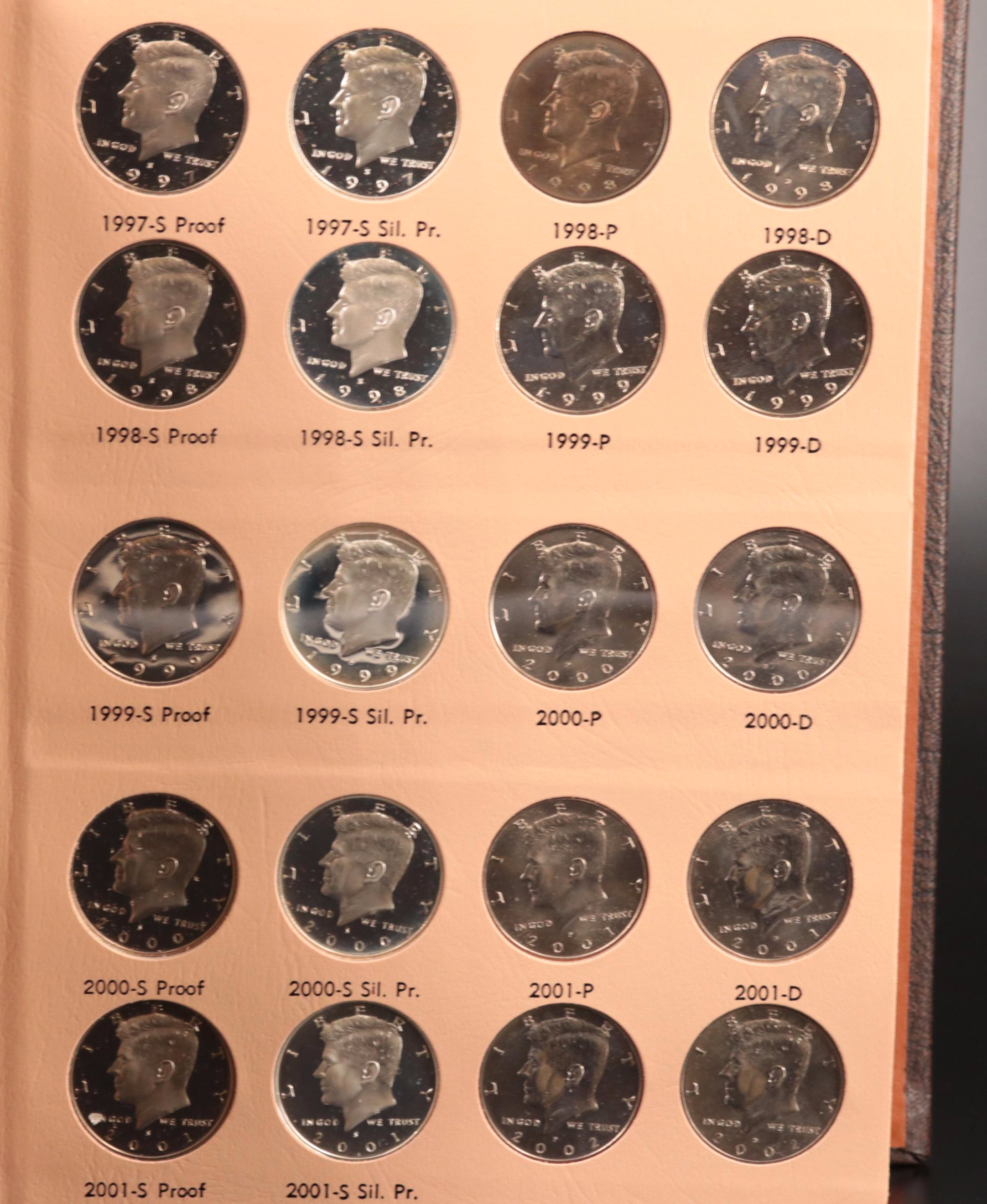 Kennedy Half Dollar Set 1964-2006 with 130 Coins