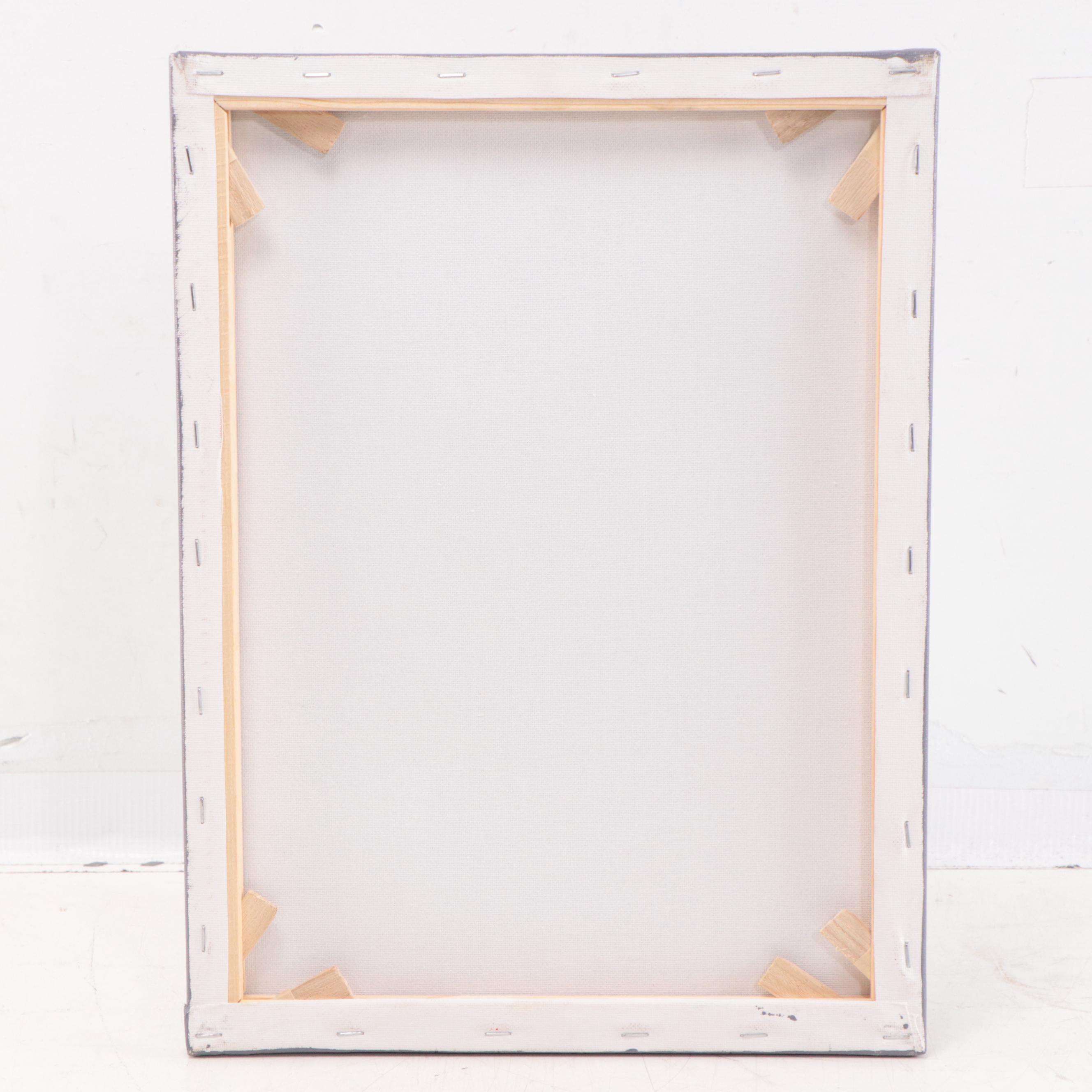 Ricardo Maya Portrait Acrylic Painting, 21st Century