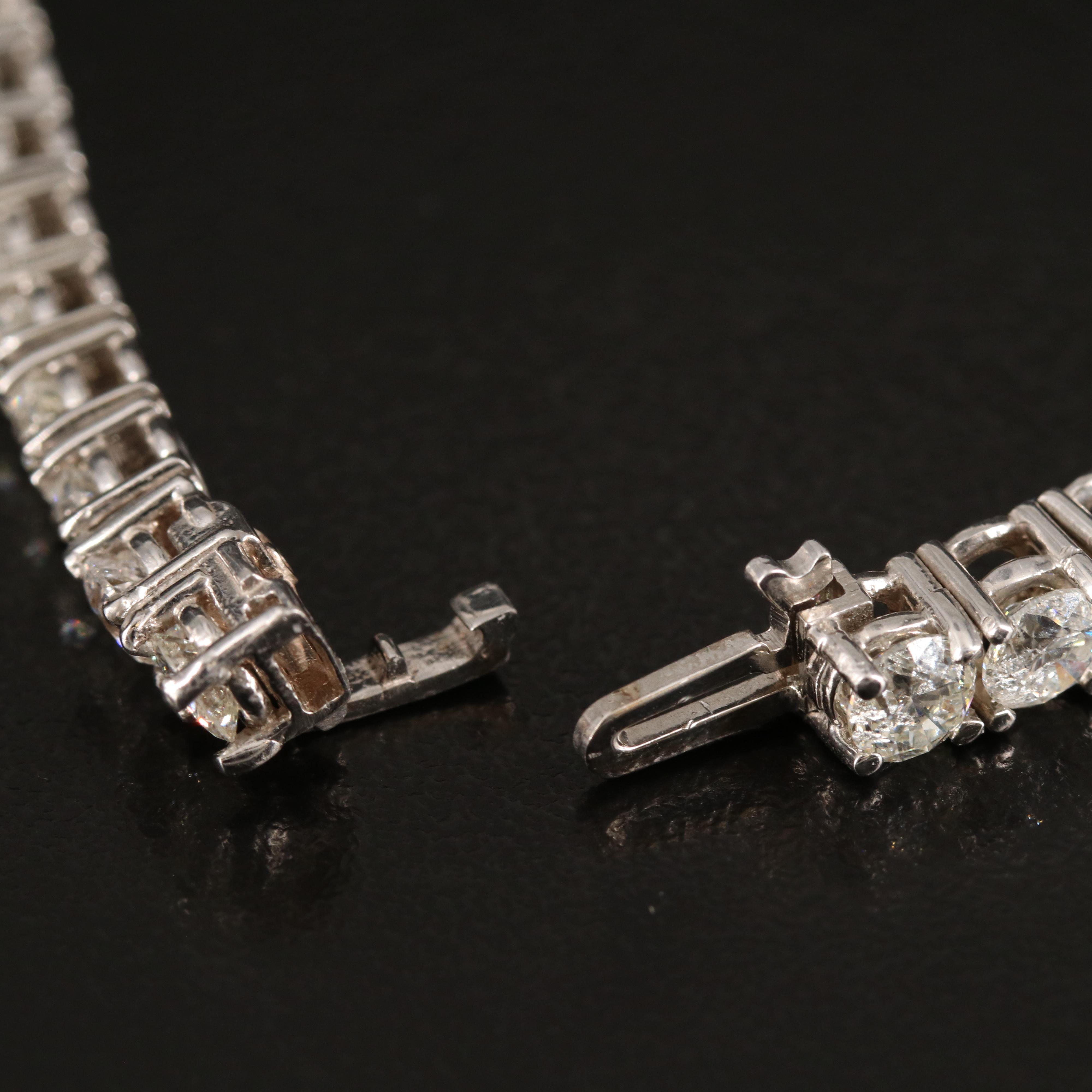 14K 12.25 CTW Diamond Line Bracelet