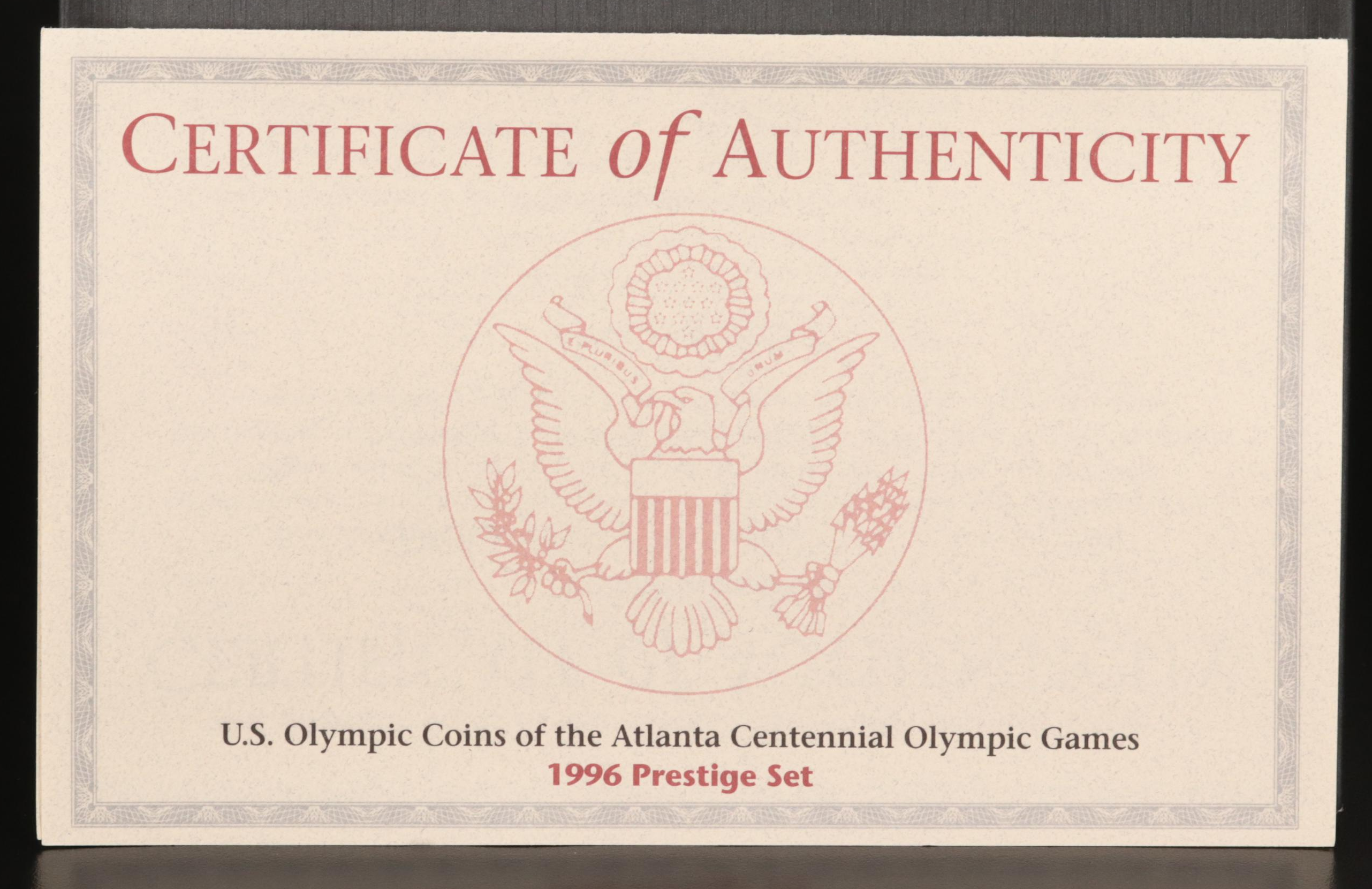 1996 U.S. Mint Prestige Proof Set