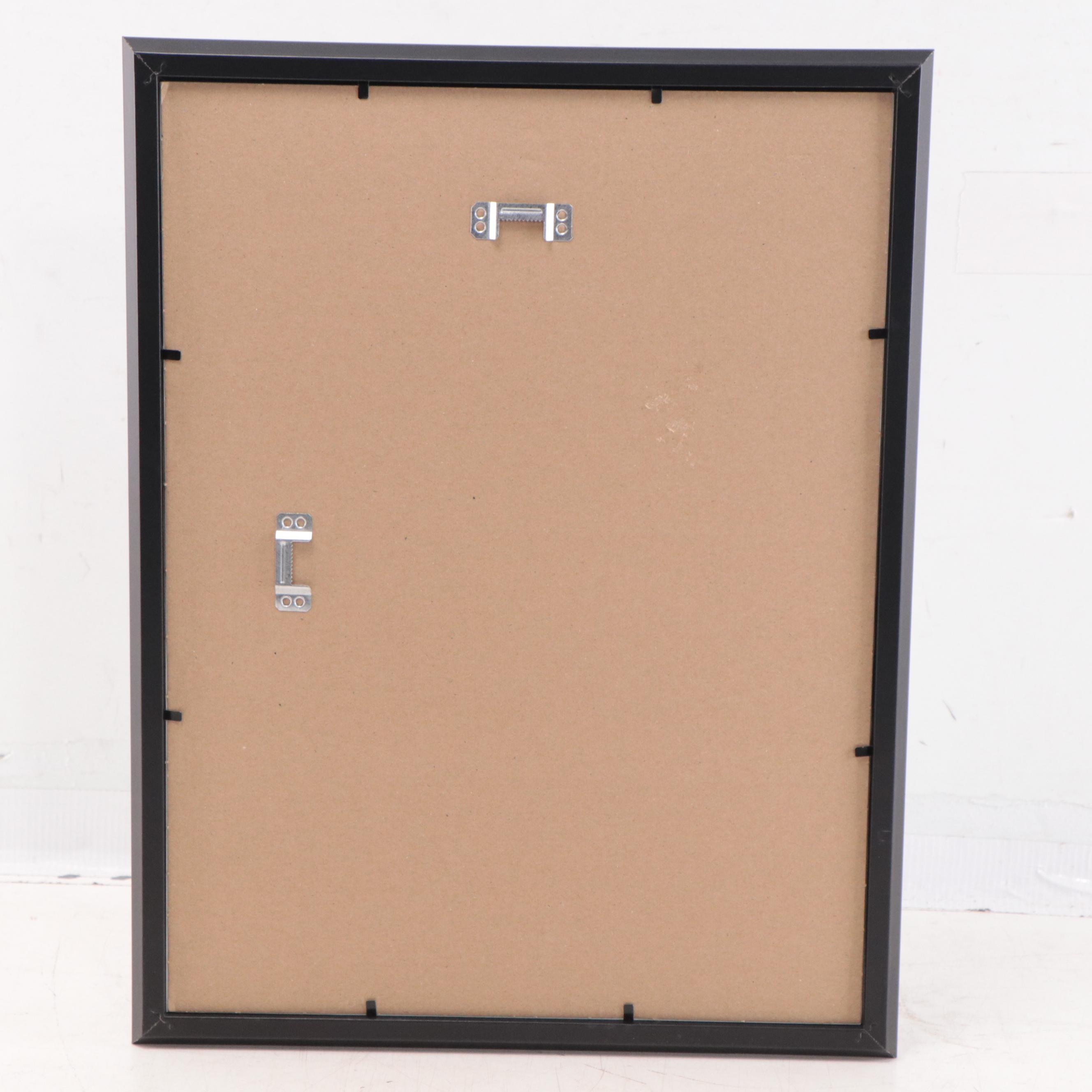 Ricardo Maya Portrait Mixed Media Painting, 21st Century