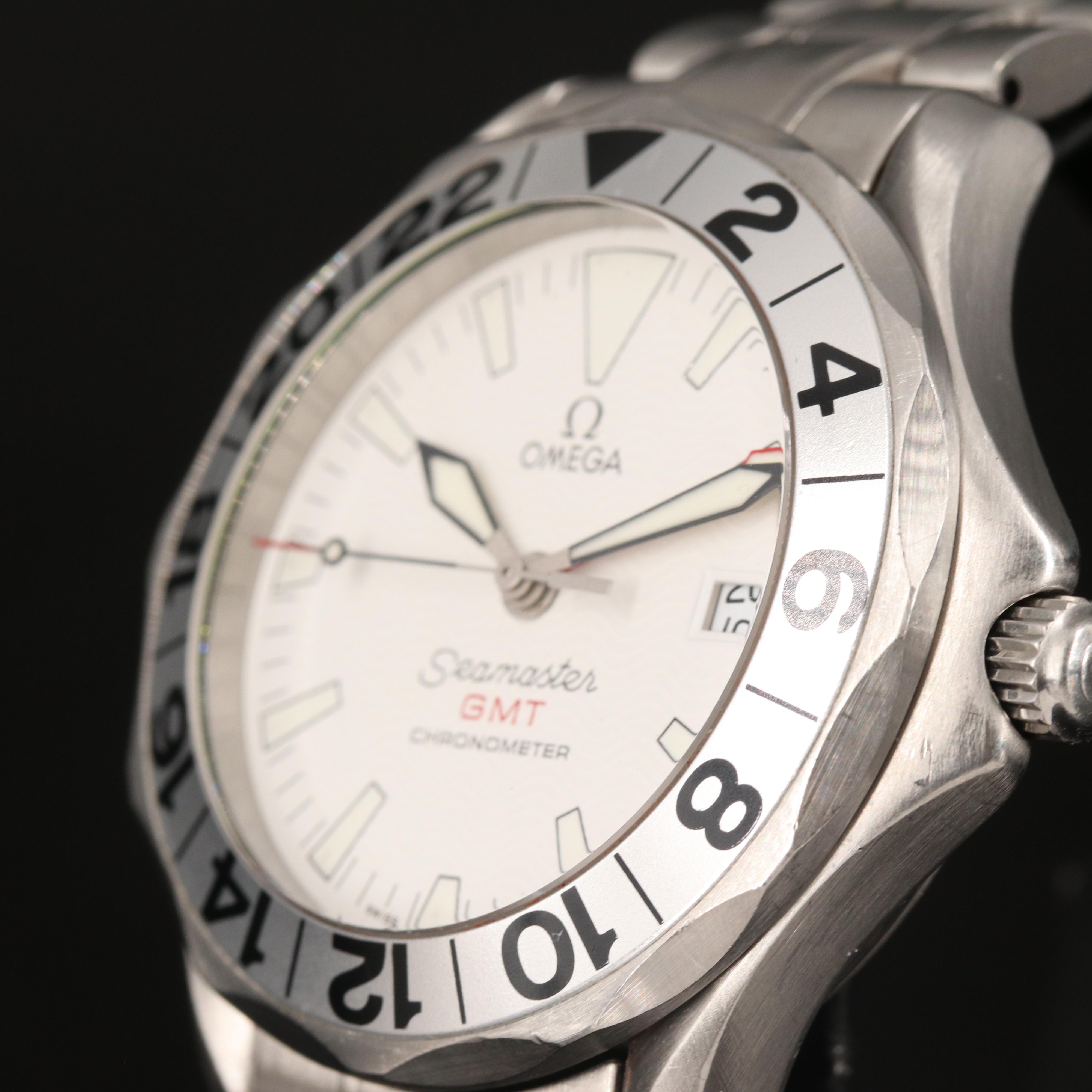 2006 Omega Seamaster GMT Stainless Steel Watch