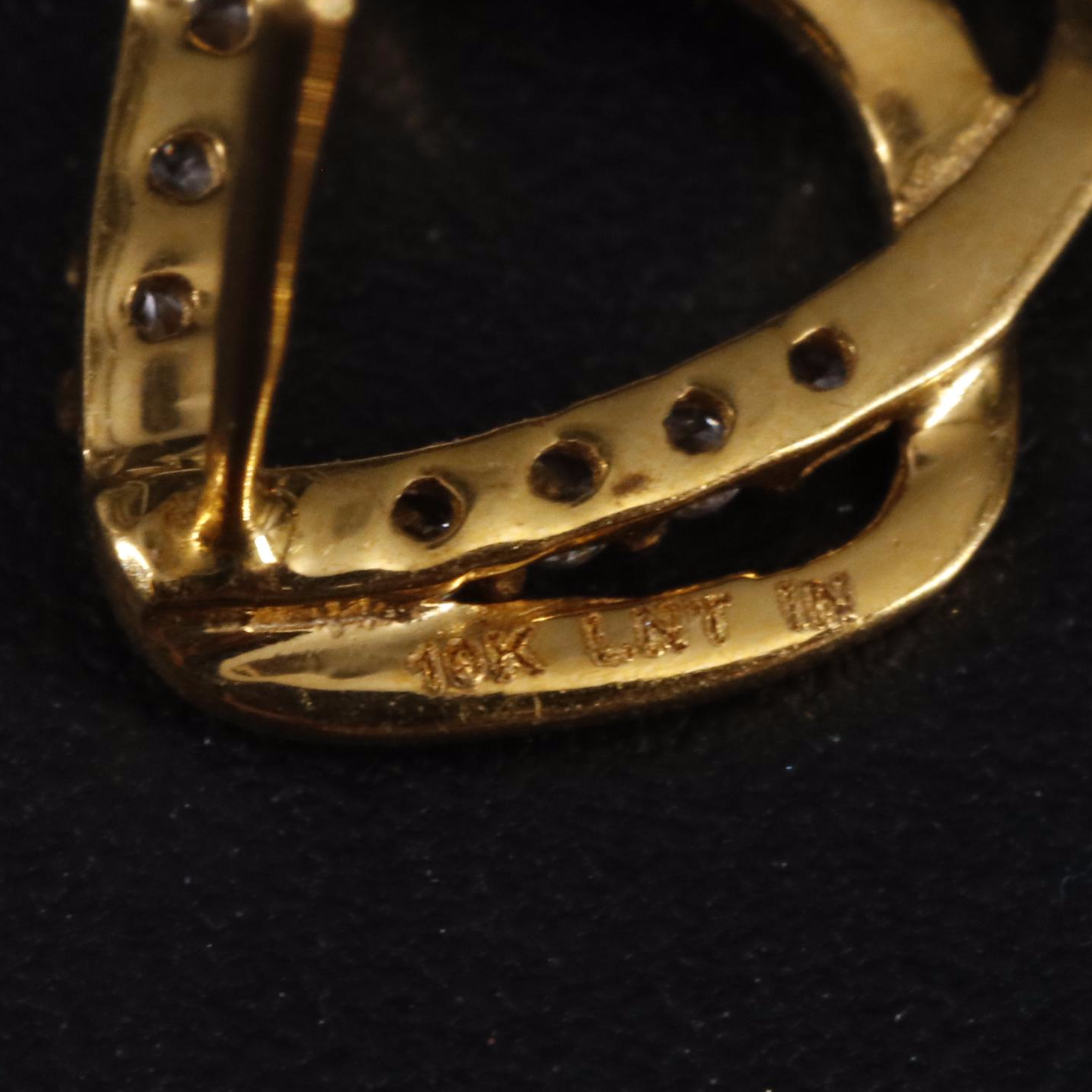 10K Cubic Zirconia Stud Earrings