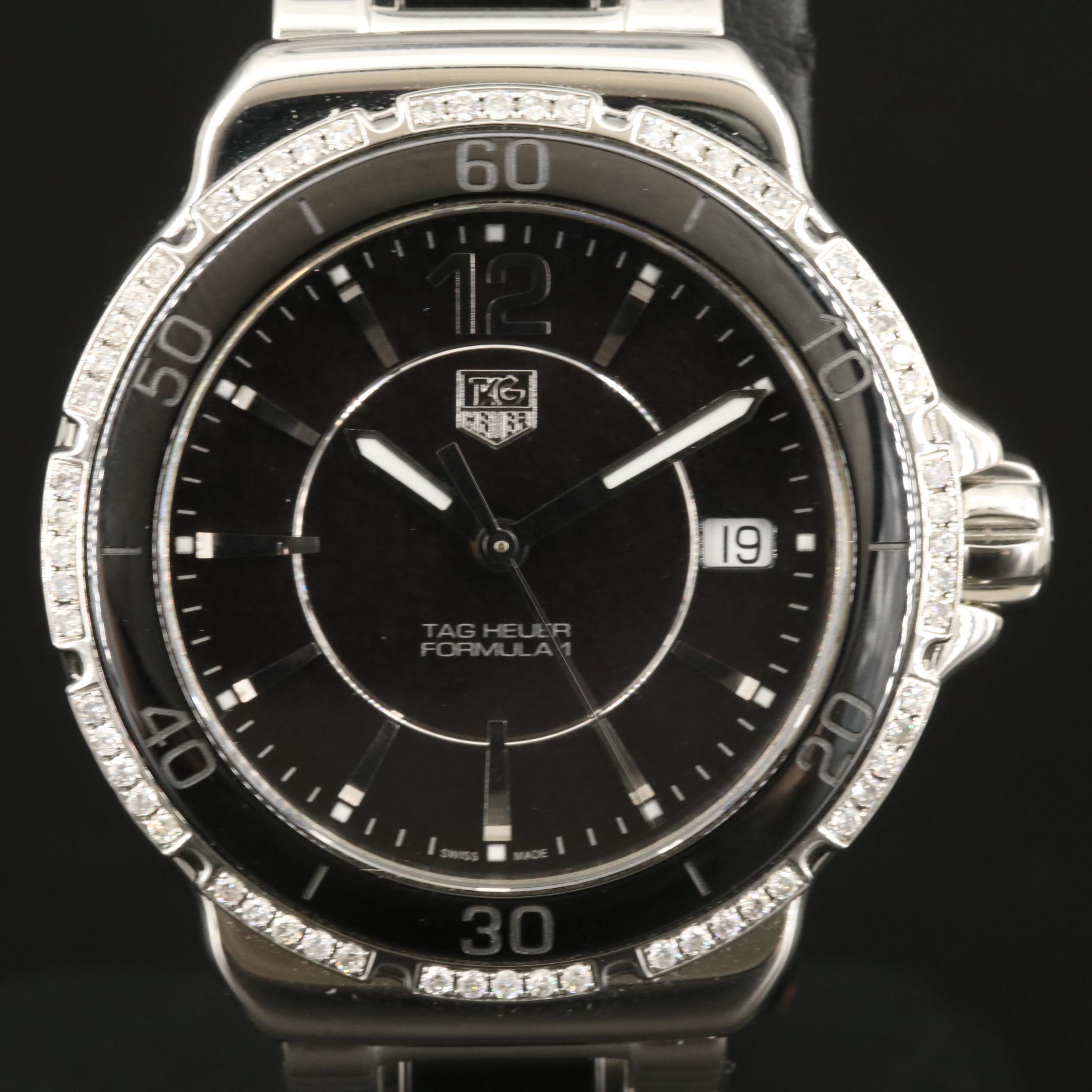 TAG Heuer Ceramic and Diamonds Formula 1 Watch