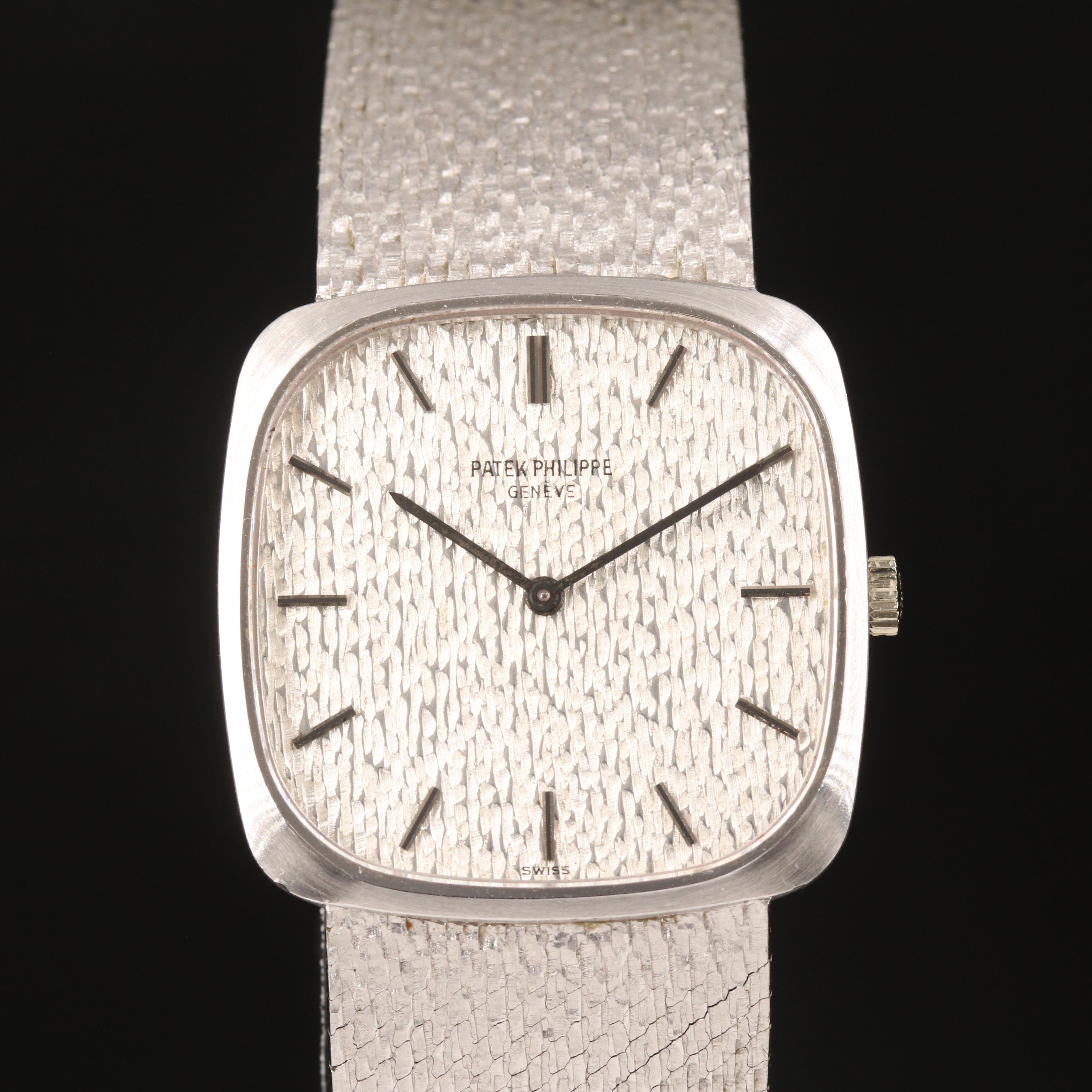 18K Patek Philippe Ellipse Stem Wind Watch