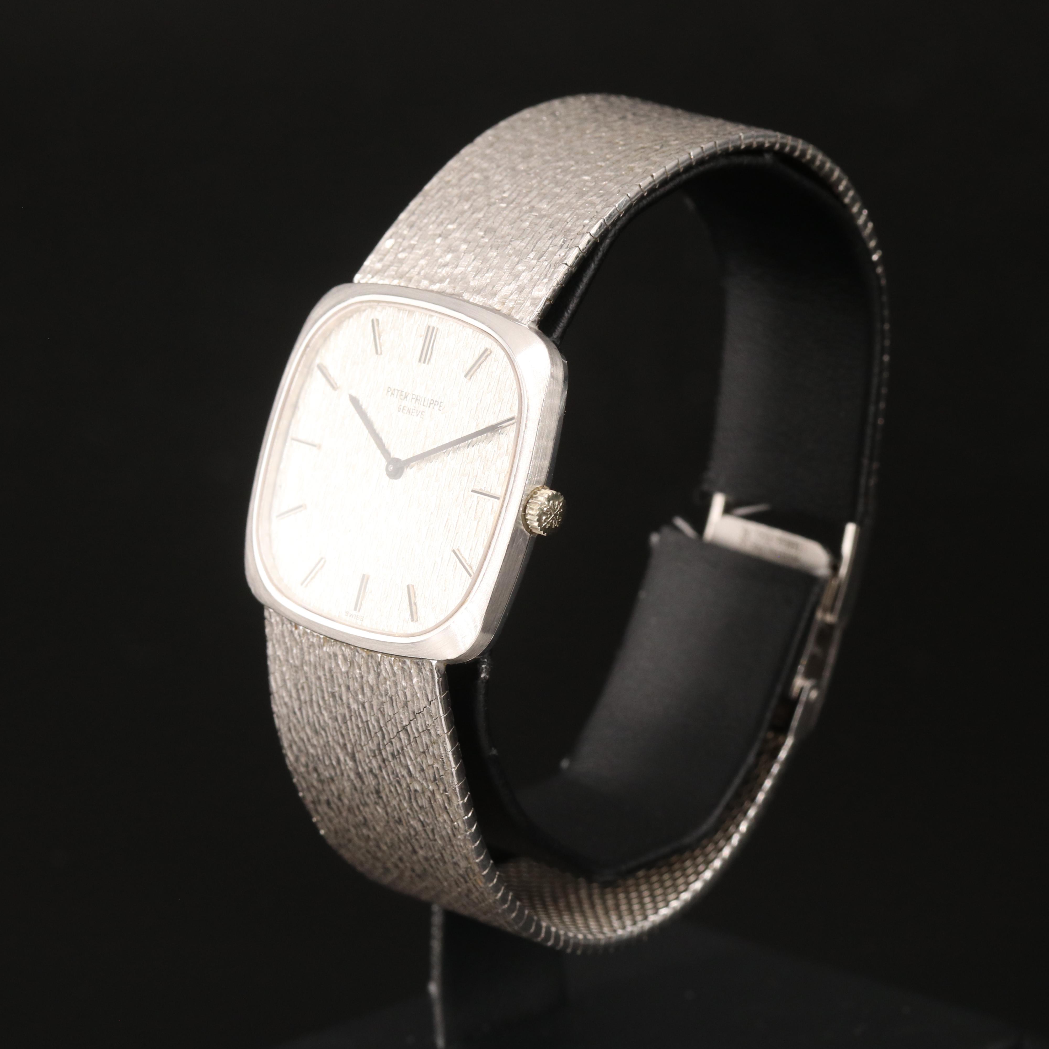 18K Patek Philippe Ellipse Stem Wind Watch