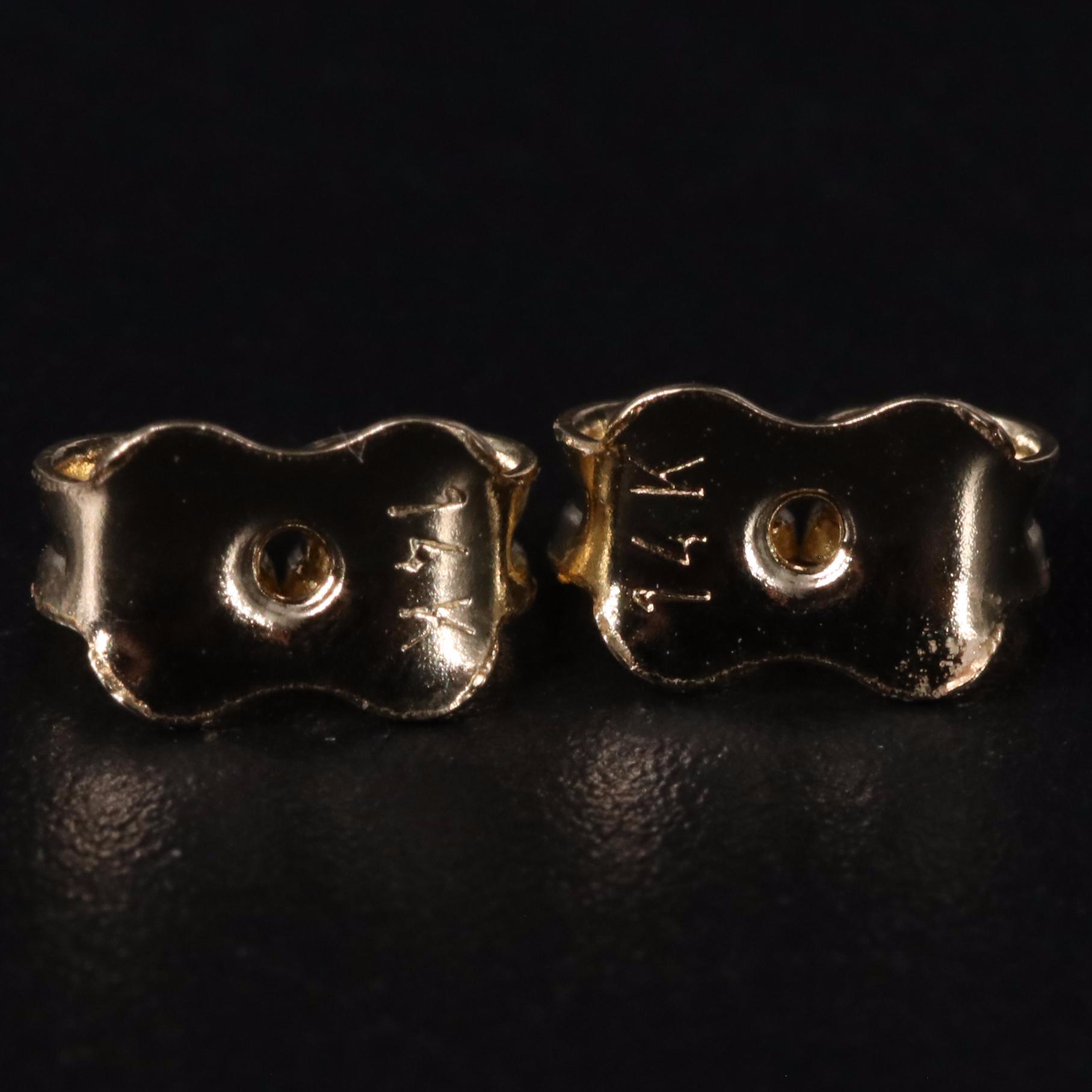 14K Ball Stud Earrings