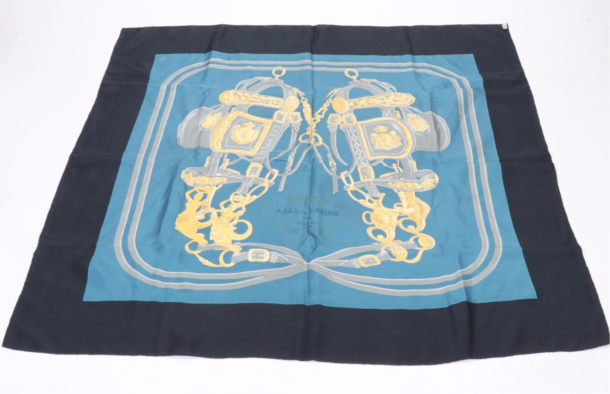 Hermès Early Issue ''Brides de Gala'' Scarf 90 in Silk Twill