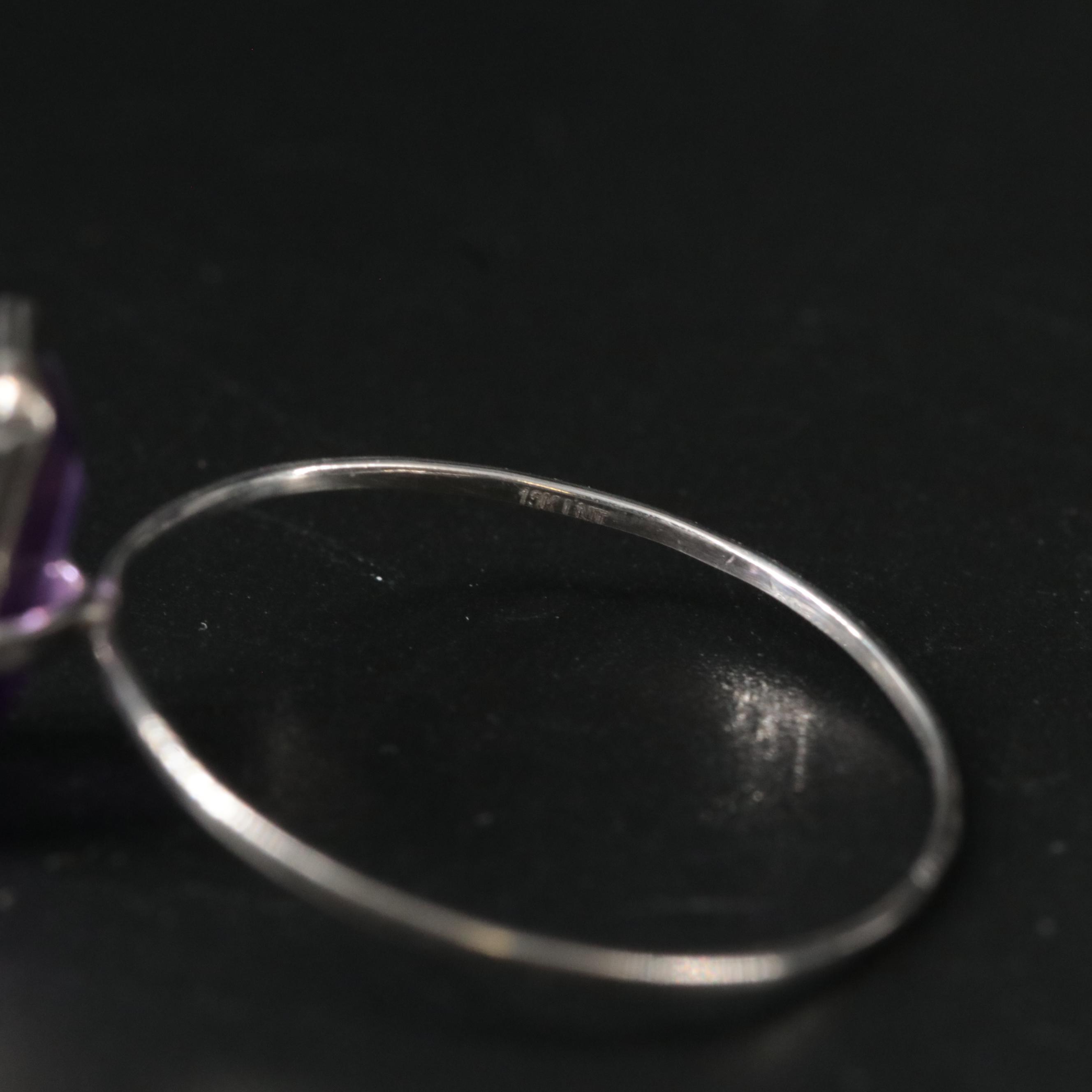 10K Amethyst Ring