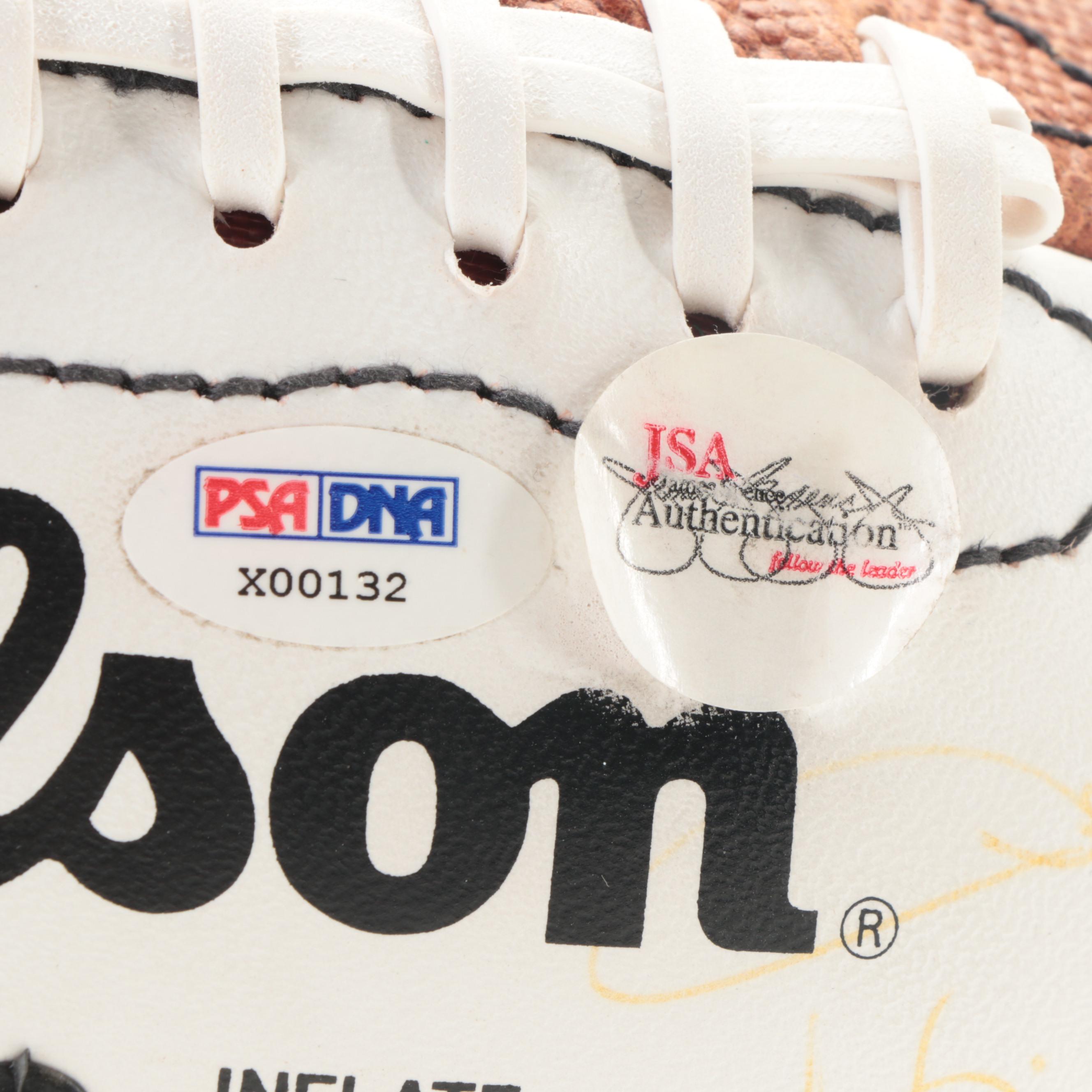 28 Signed Official NFL 1990 Pro Bowl Football With Long, Dickerson, Smith, More