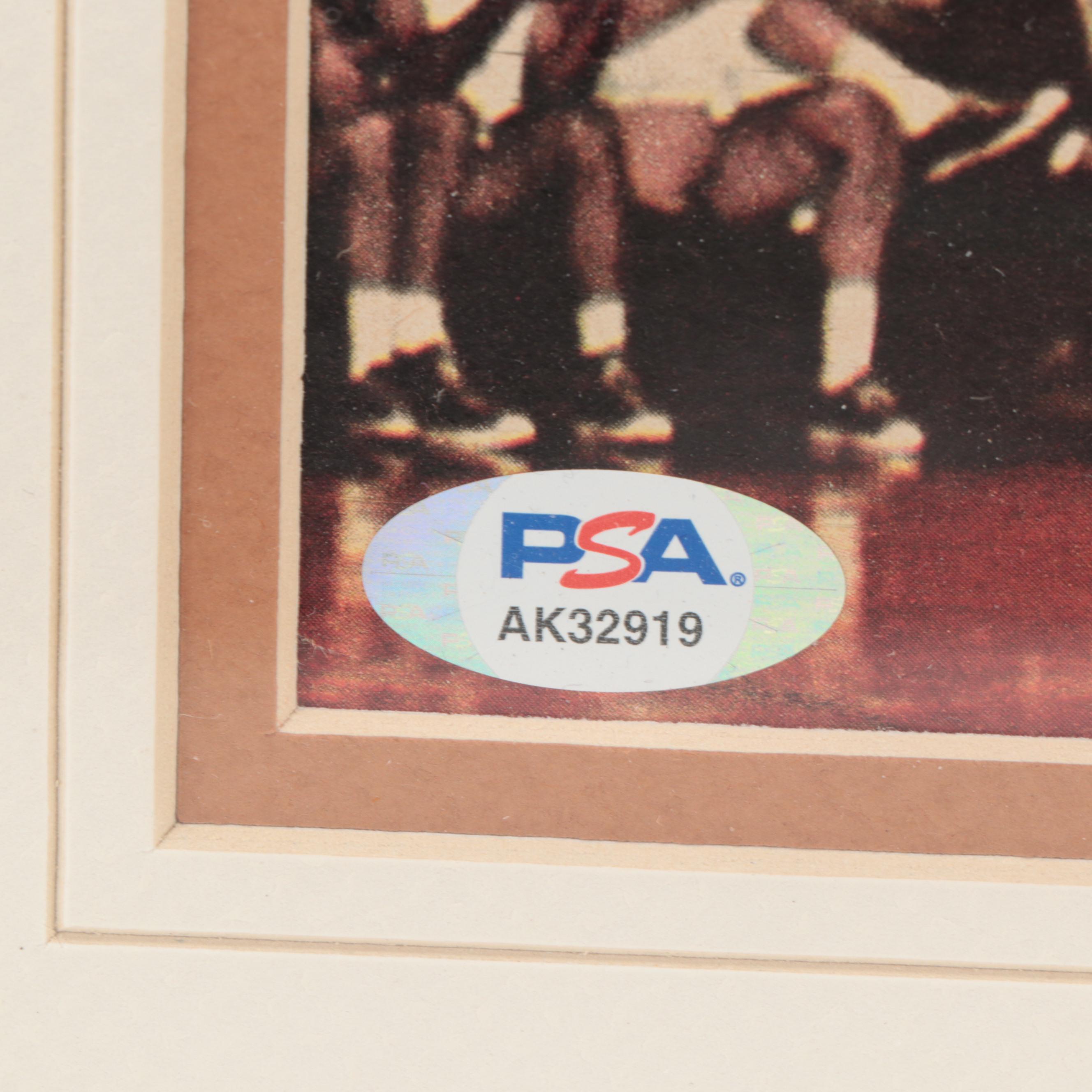 Celtics Bill Russell HOFer Signed Framed Photograph