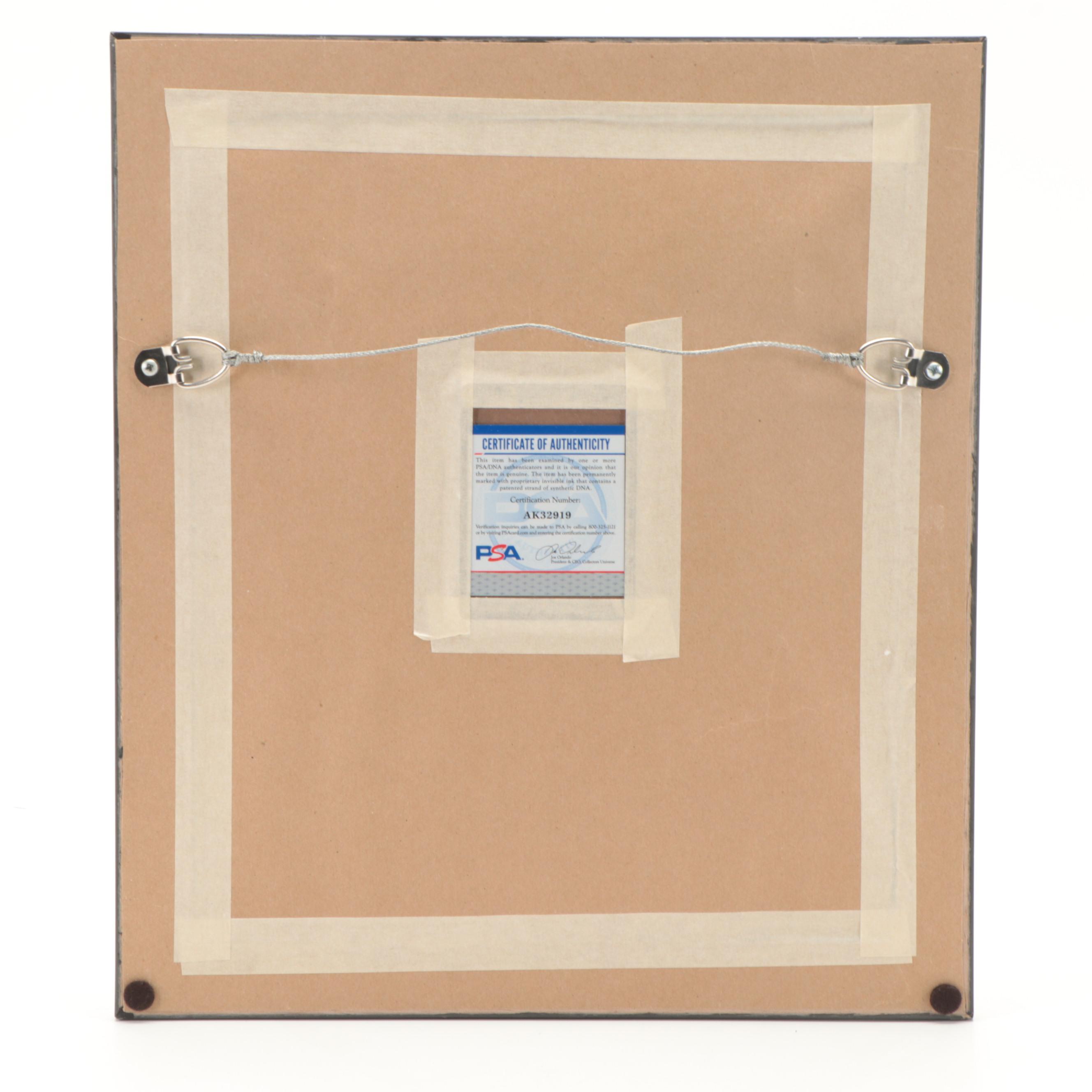 Celtics Bill Russell HOFer Signed Framed Photograph