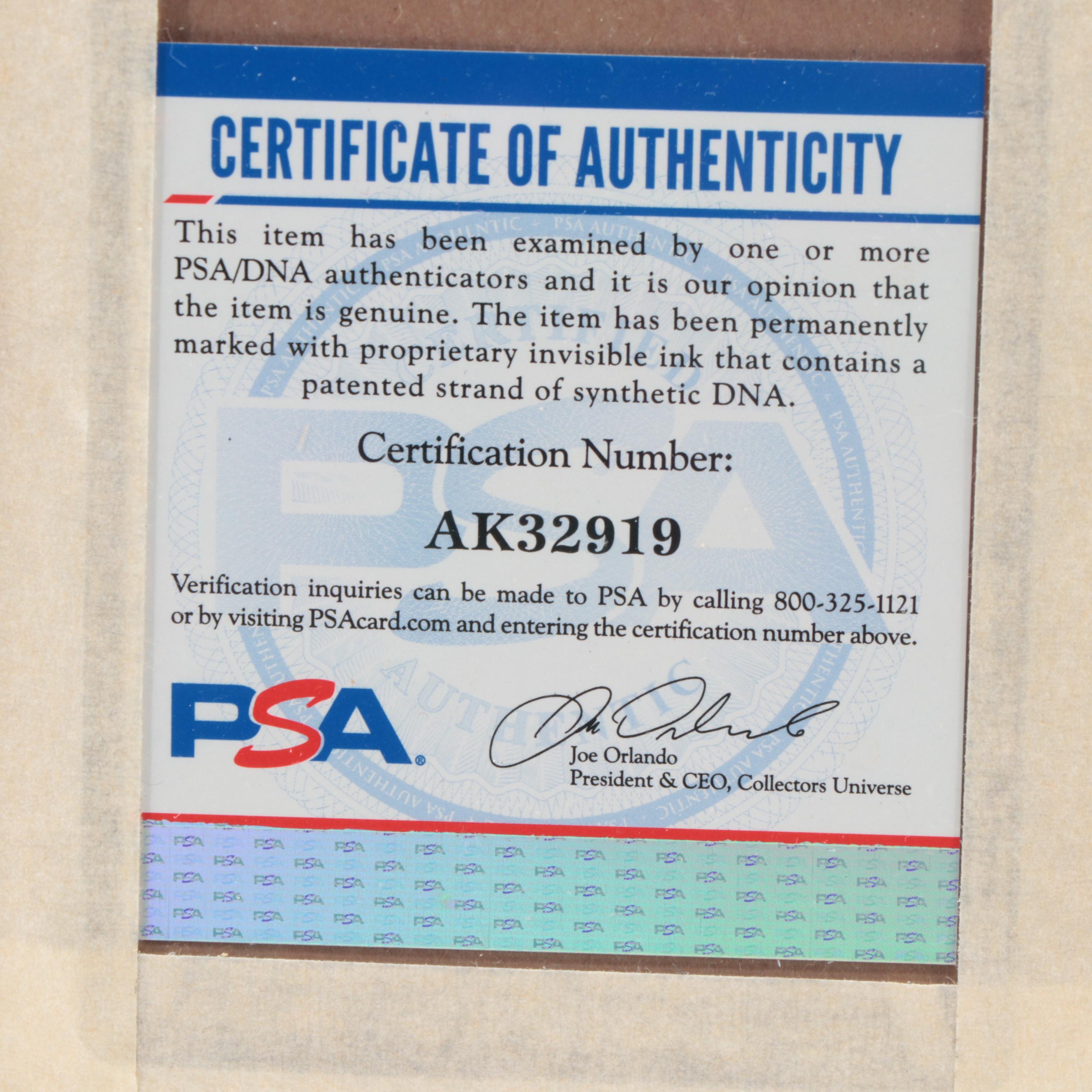 Celtics Bill Russell HOFer Signed Framed Photograph