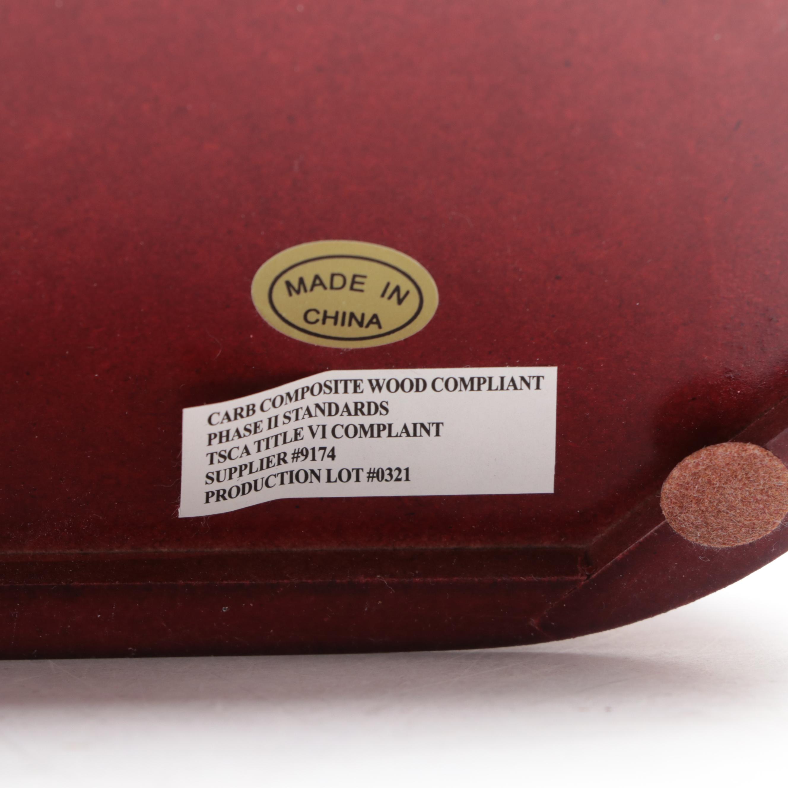 Mele & Co. with Other Walnut and Cherry Finish Jewelry Boxes