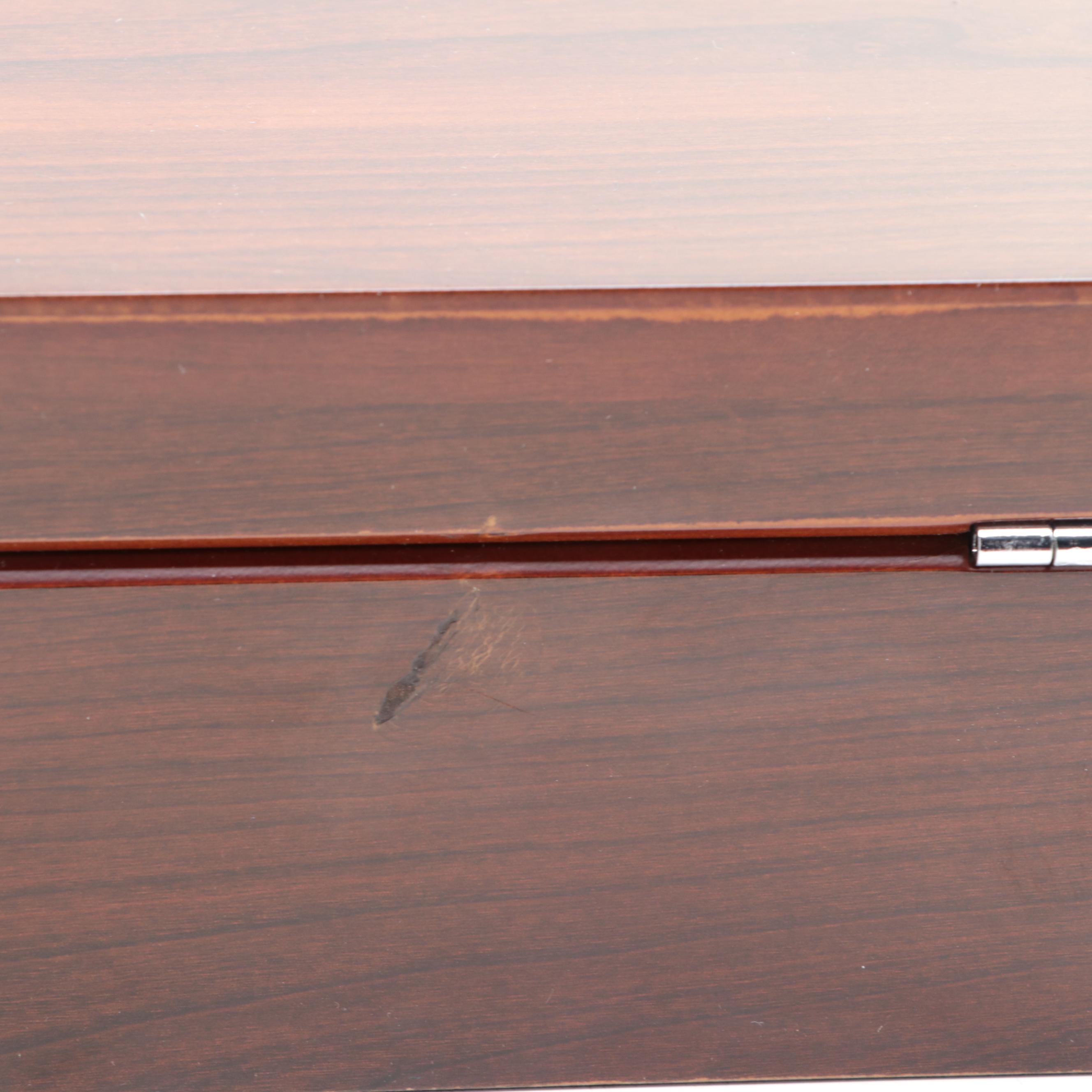 Mele & Co. with Other Walnut and Cherry Finish Jewelry Boxes