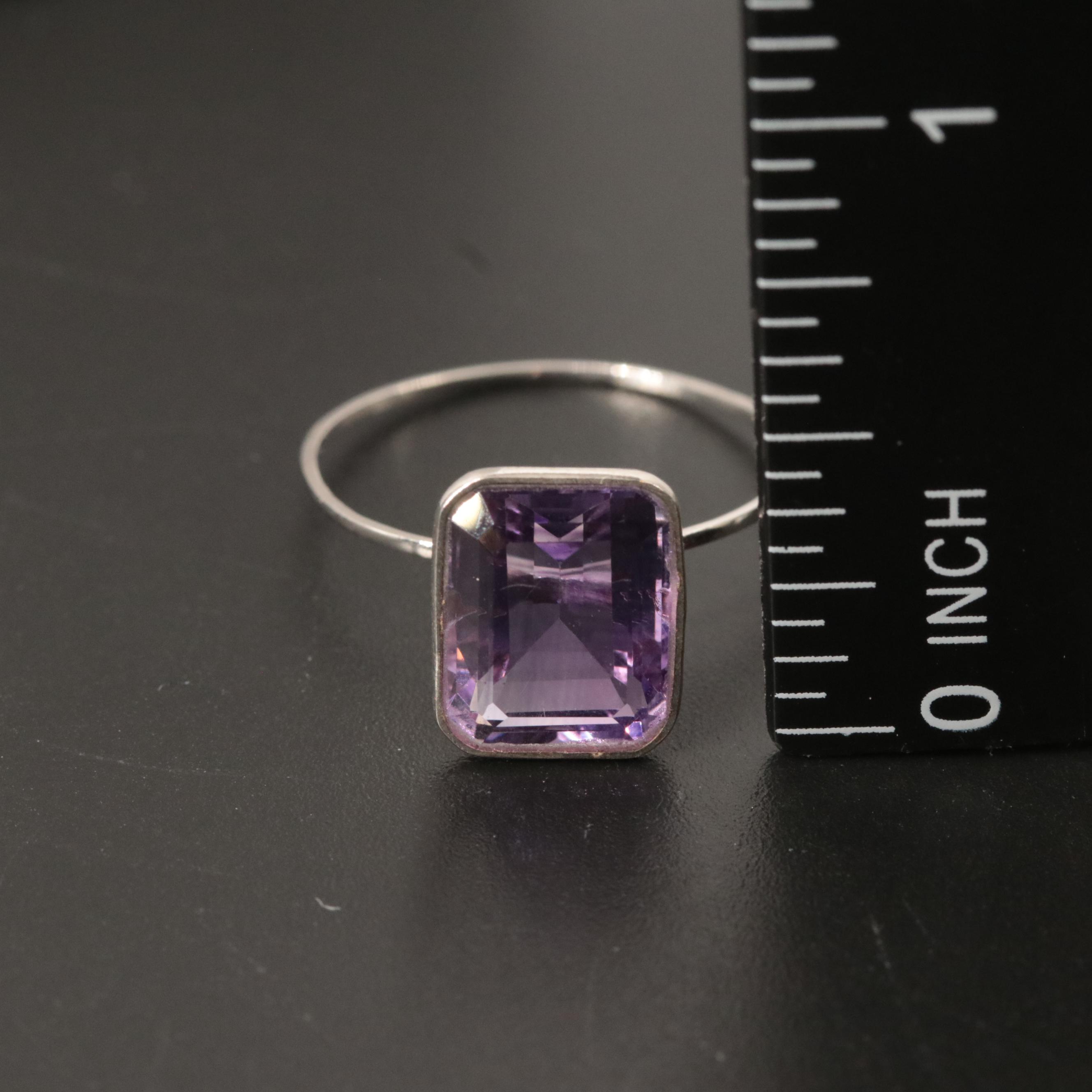 10K Amethyst Ring