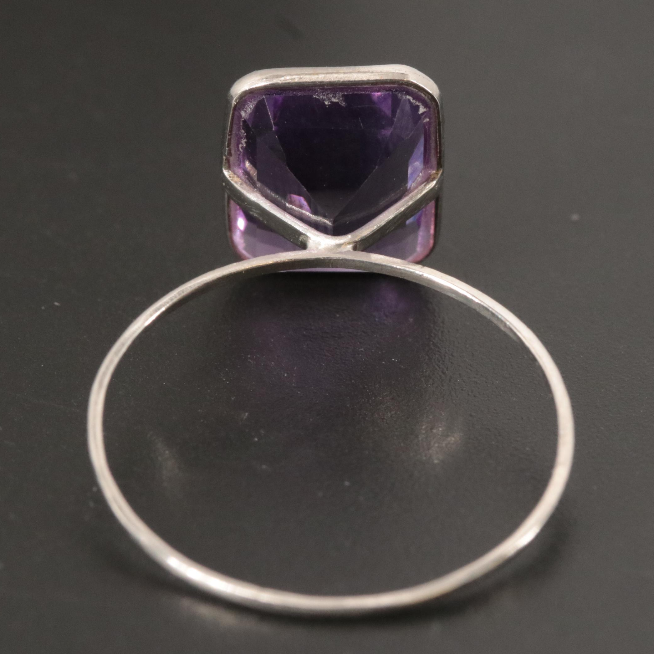 10K Amethyst Ring