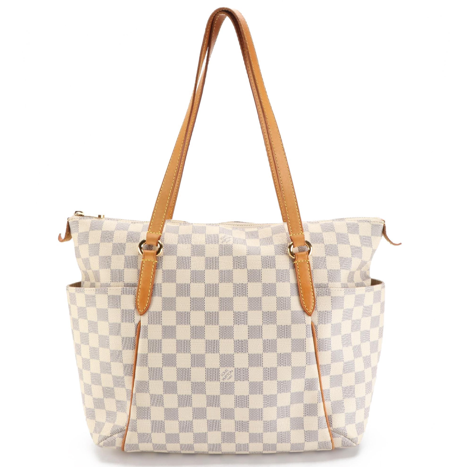 Louis Vuitton Totally MM Tote in Damier Azure Canvas