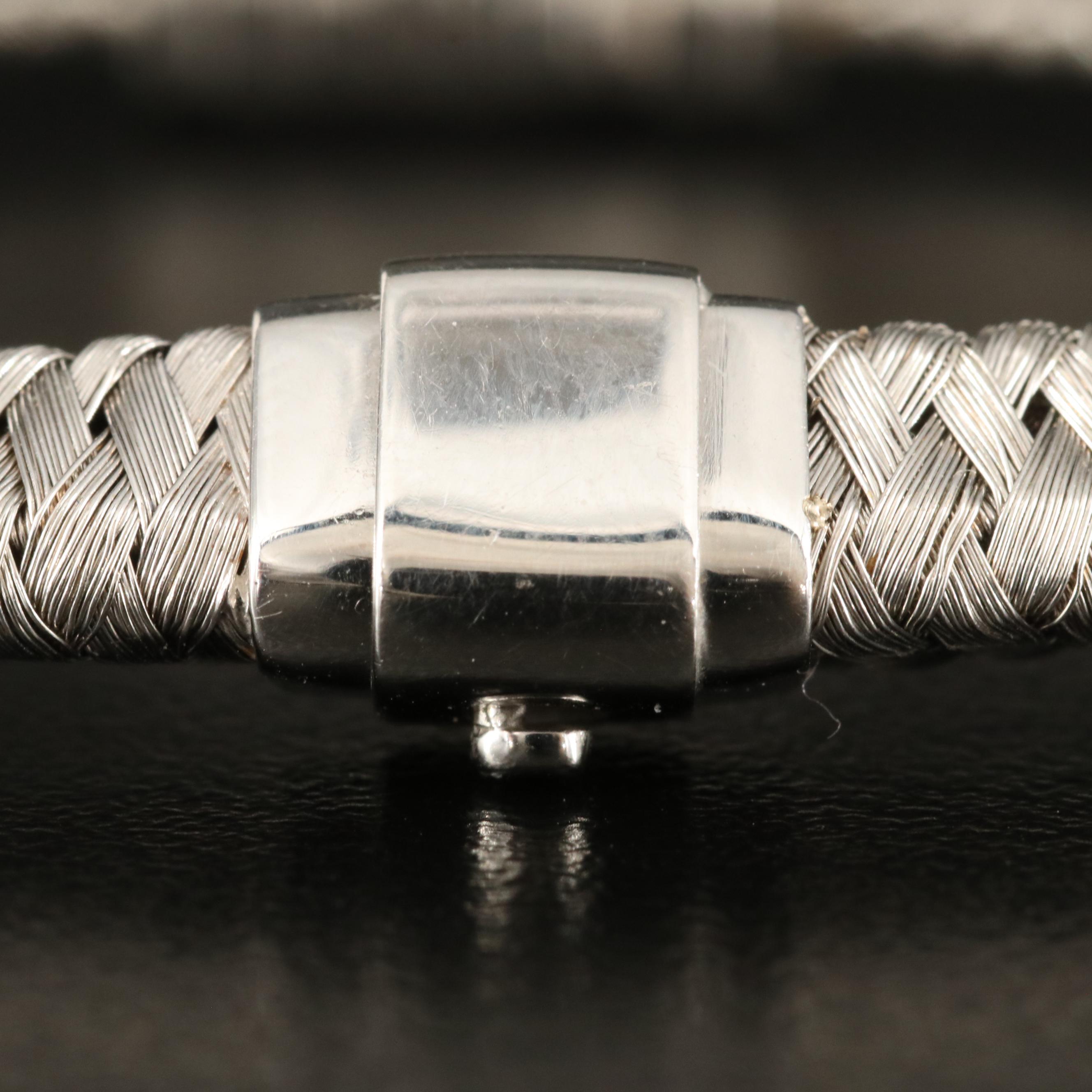 Roberto Coin "Primavera" 18K 0.69 CTW Diamond Flex Knife-Edge Bracelet