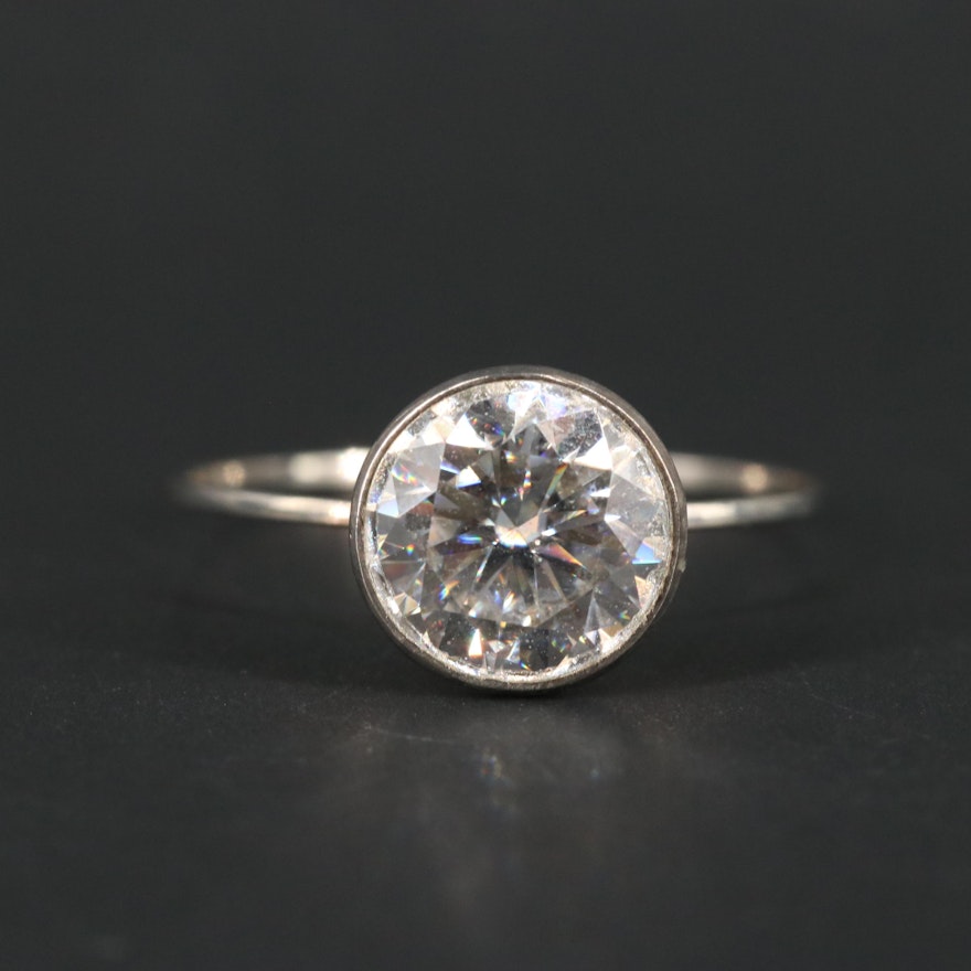 10K Moissanite Ring