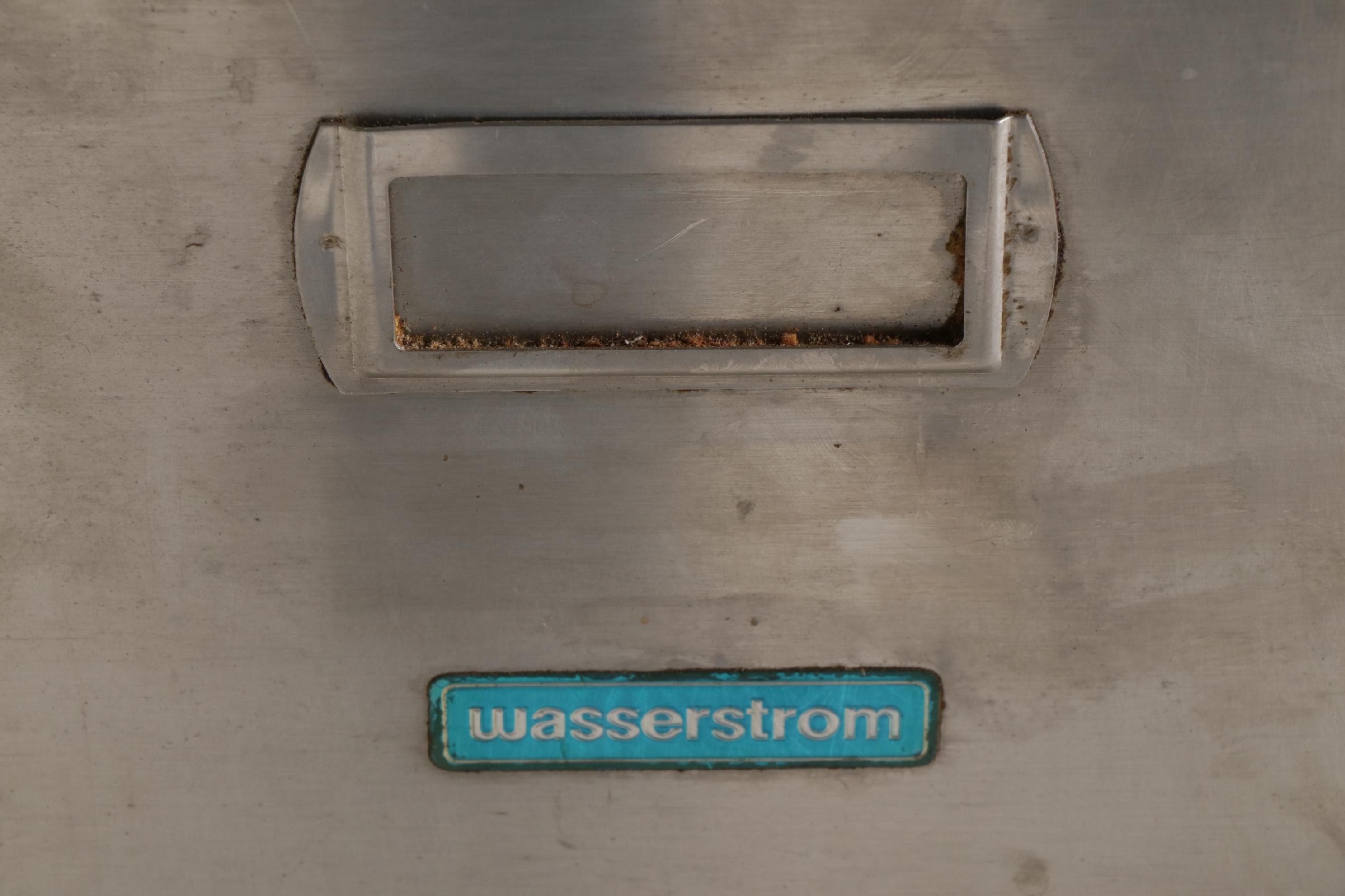 Pair of Stainless Steel Bulk Mover Carts, Late 20th Century