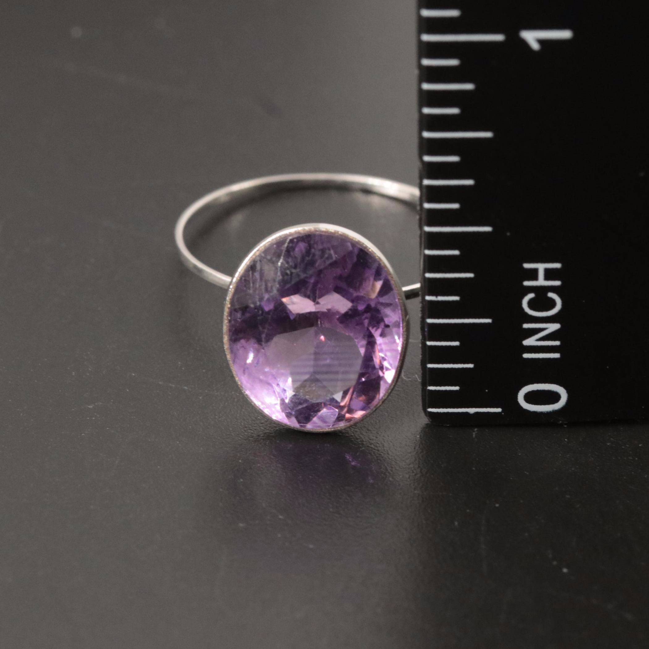 10K Amethyst Ring
