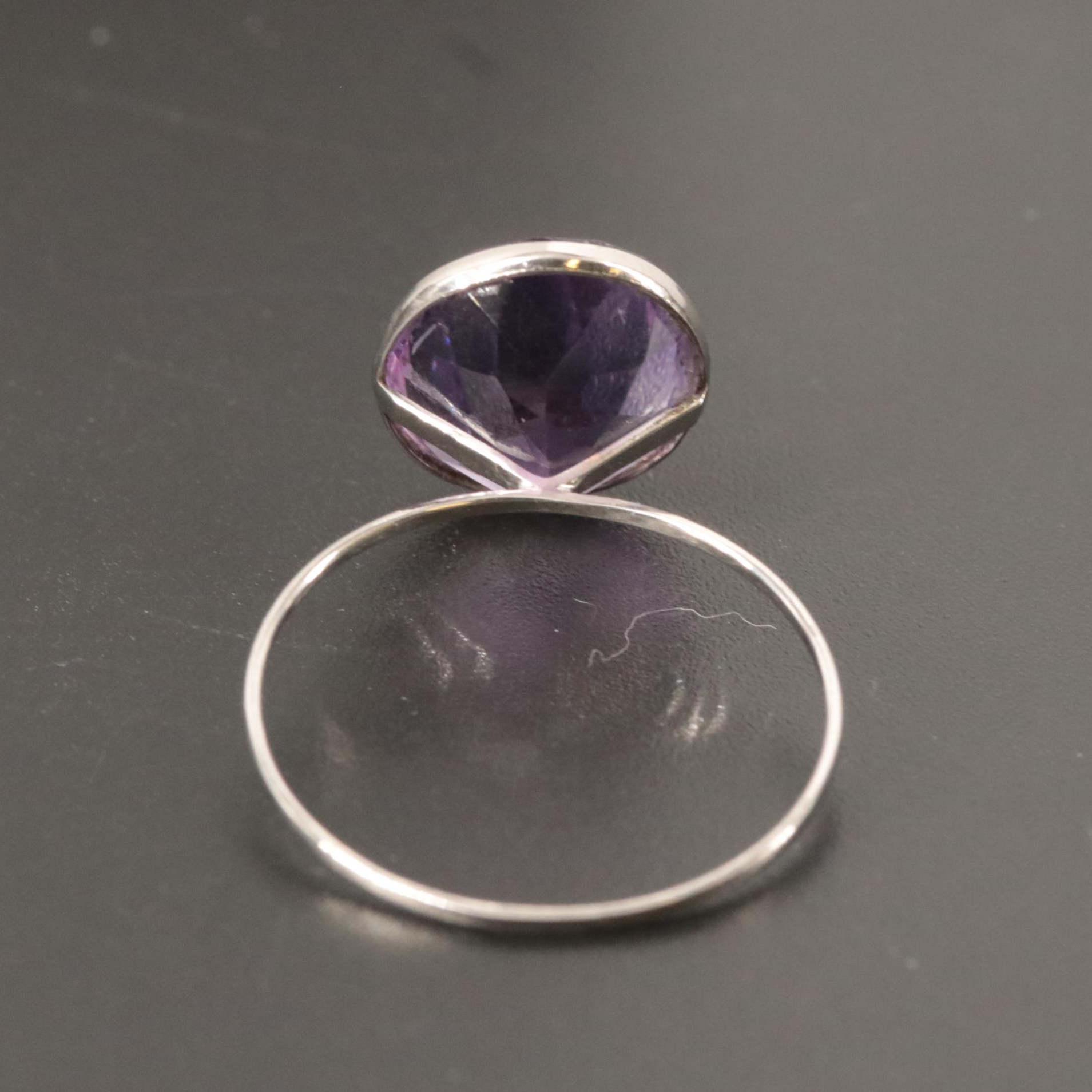 10K Amethyst Ring