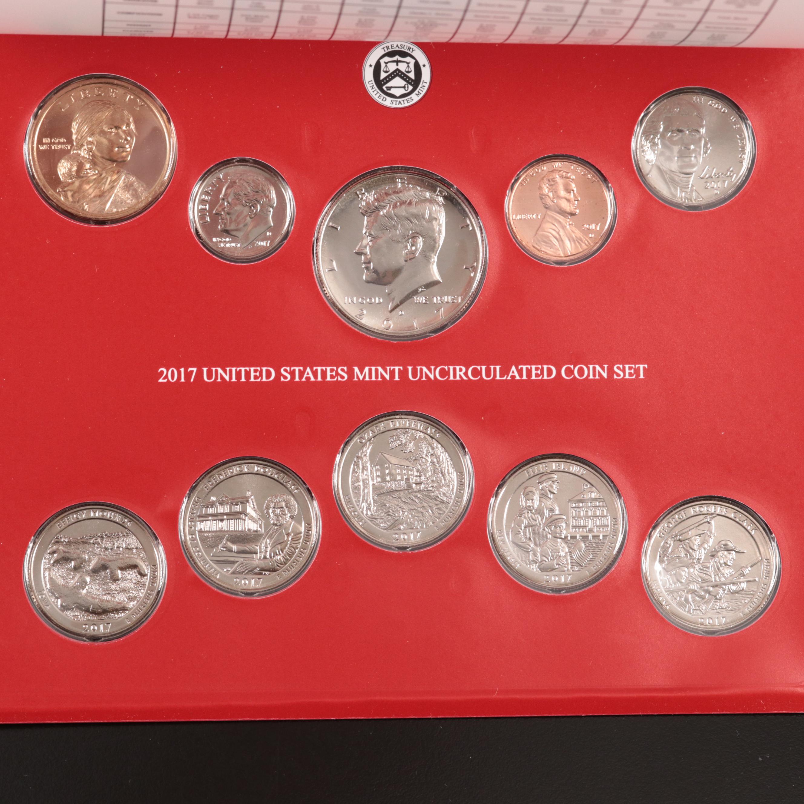 Four U.S. Mint Uncirculated Sets