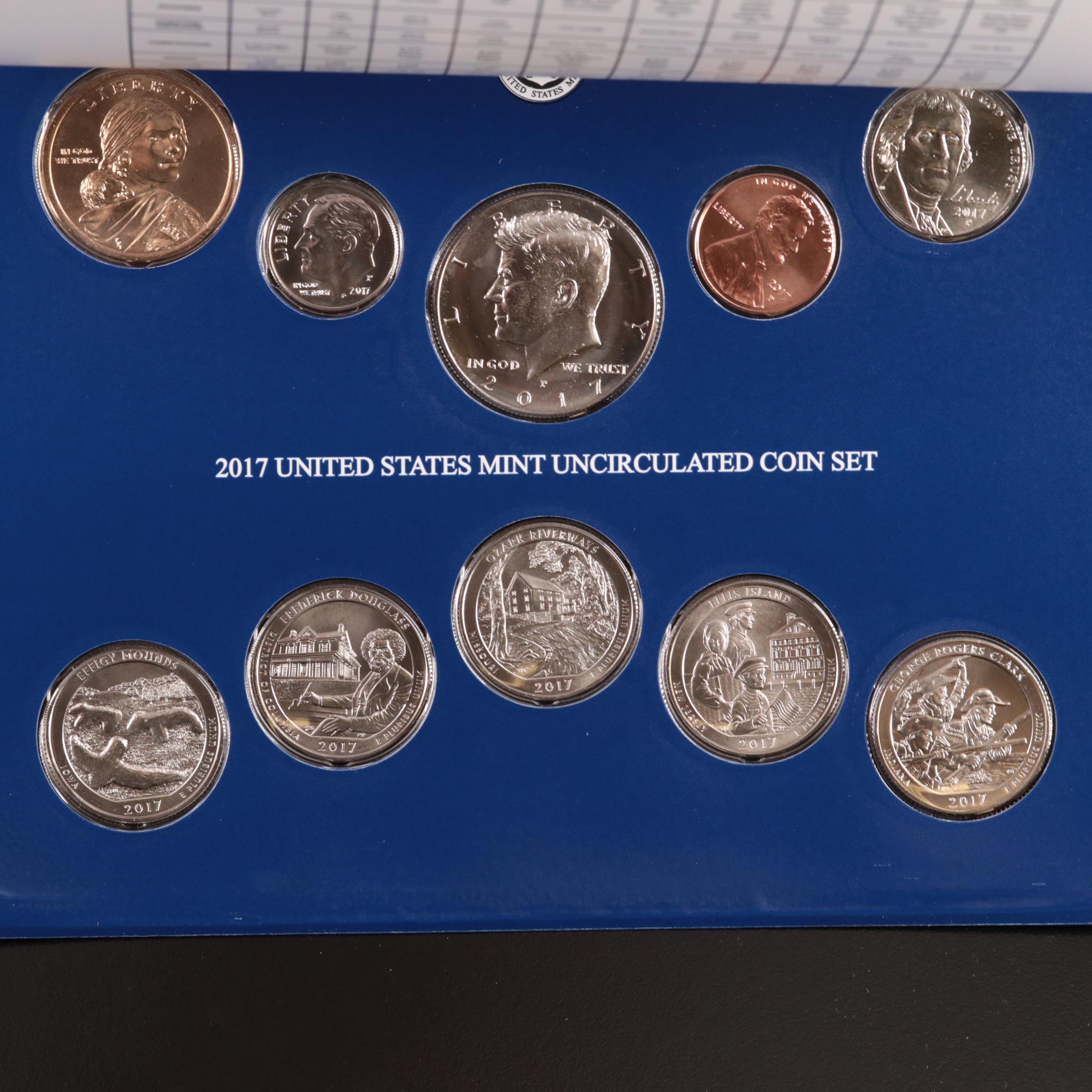 Four U.S. Mint Uncirculated Sets