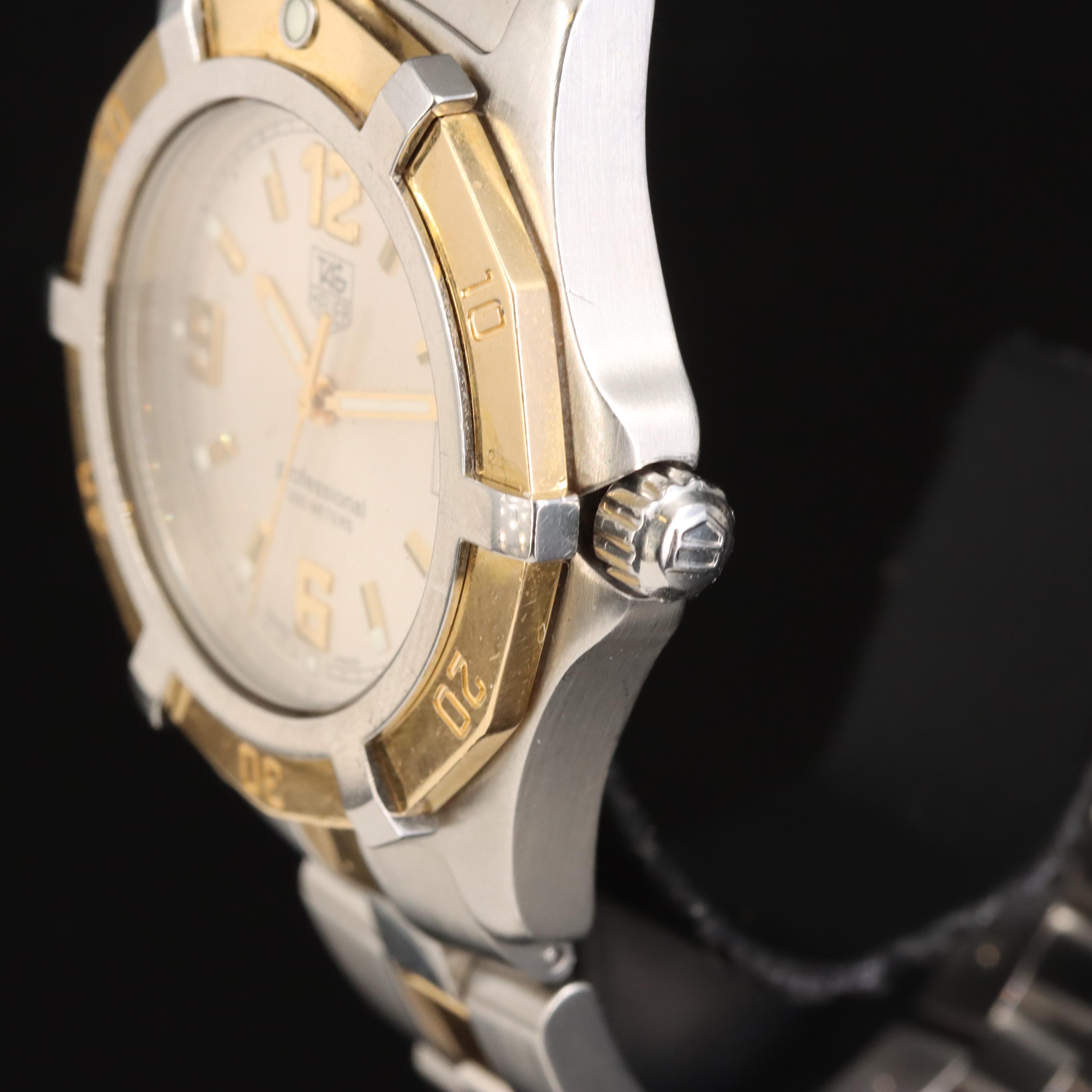 18K and Stainless Steel TAG Heuer 200 Meters Quartz Watch