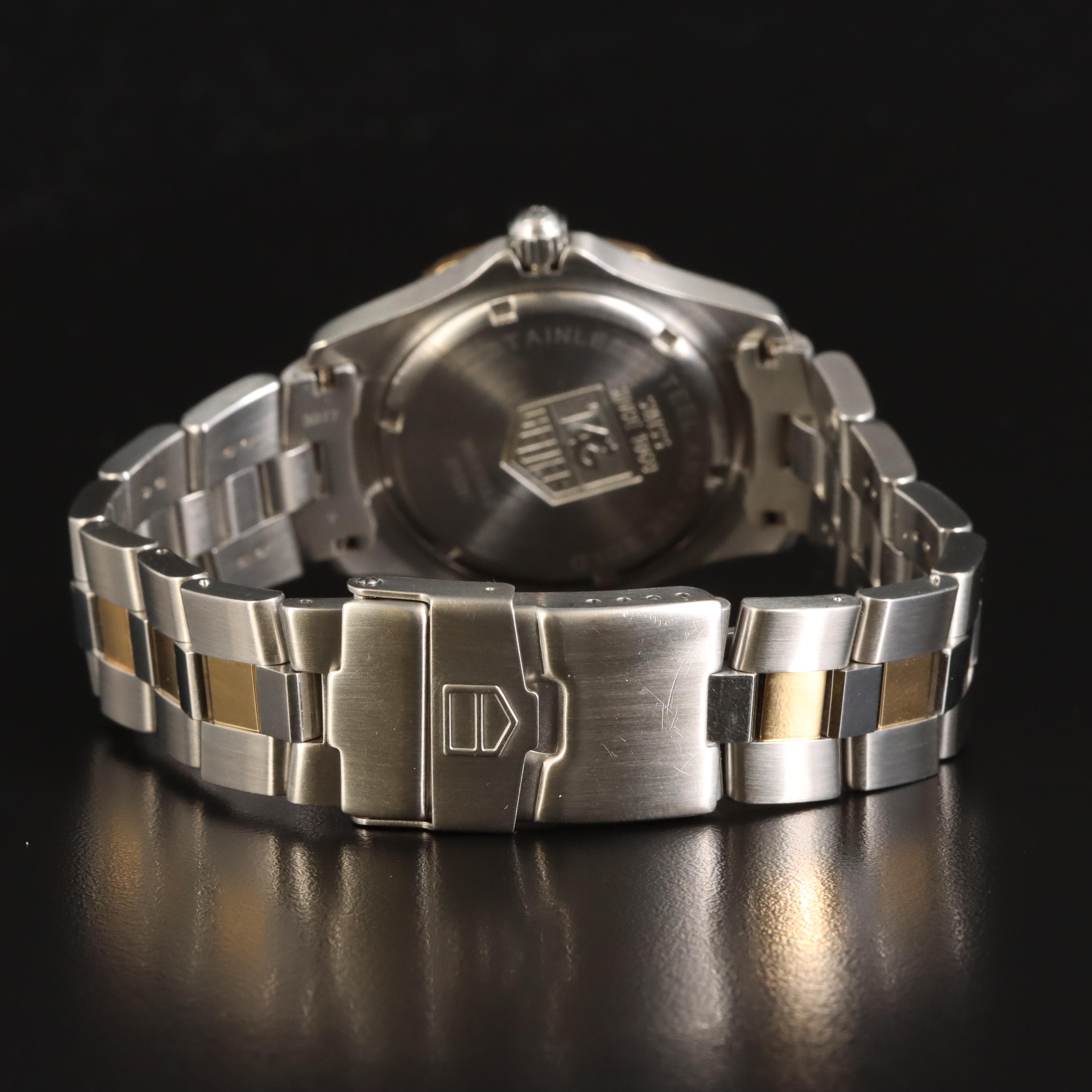 18K and Stainless Steel TAG Heuer 200 Meters Quartz Watch