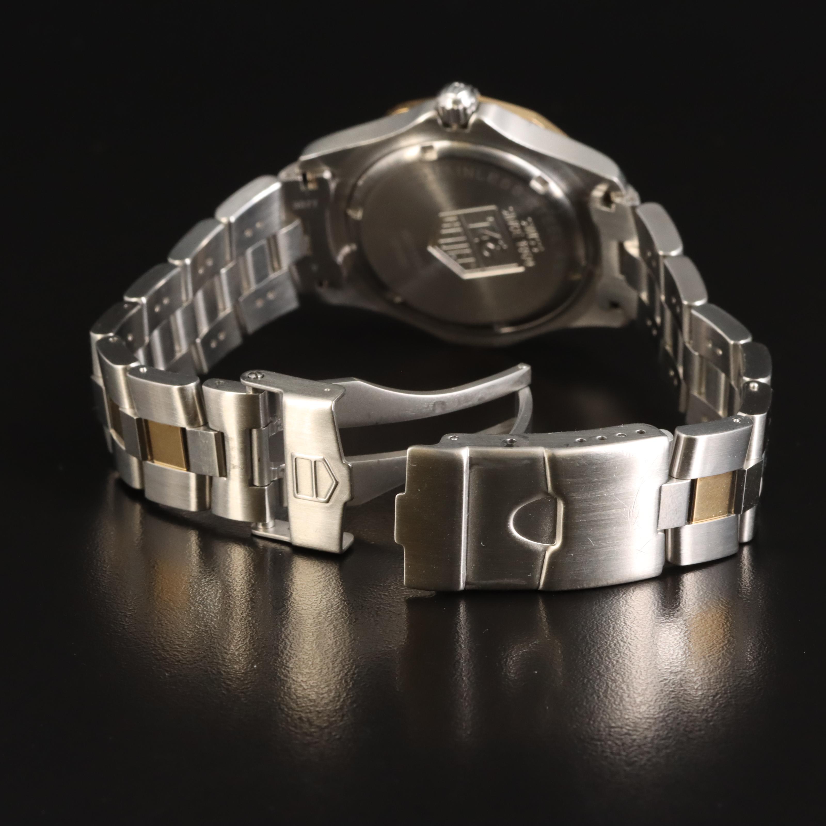 18K and Stainless Steel TAG Heuer 200 Meters Quartz Watch