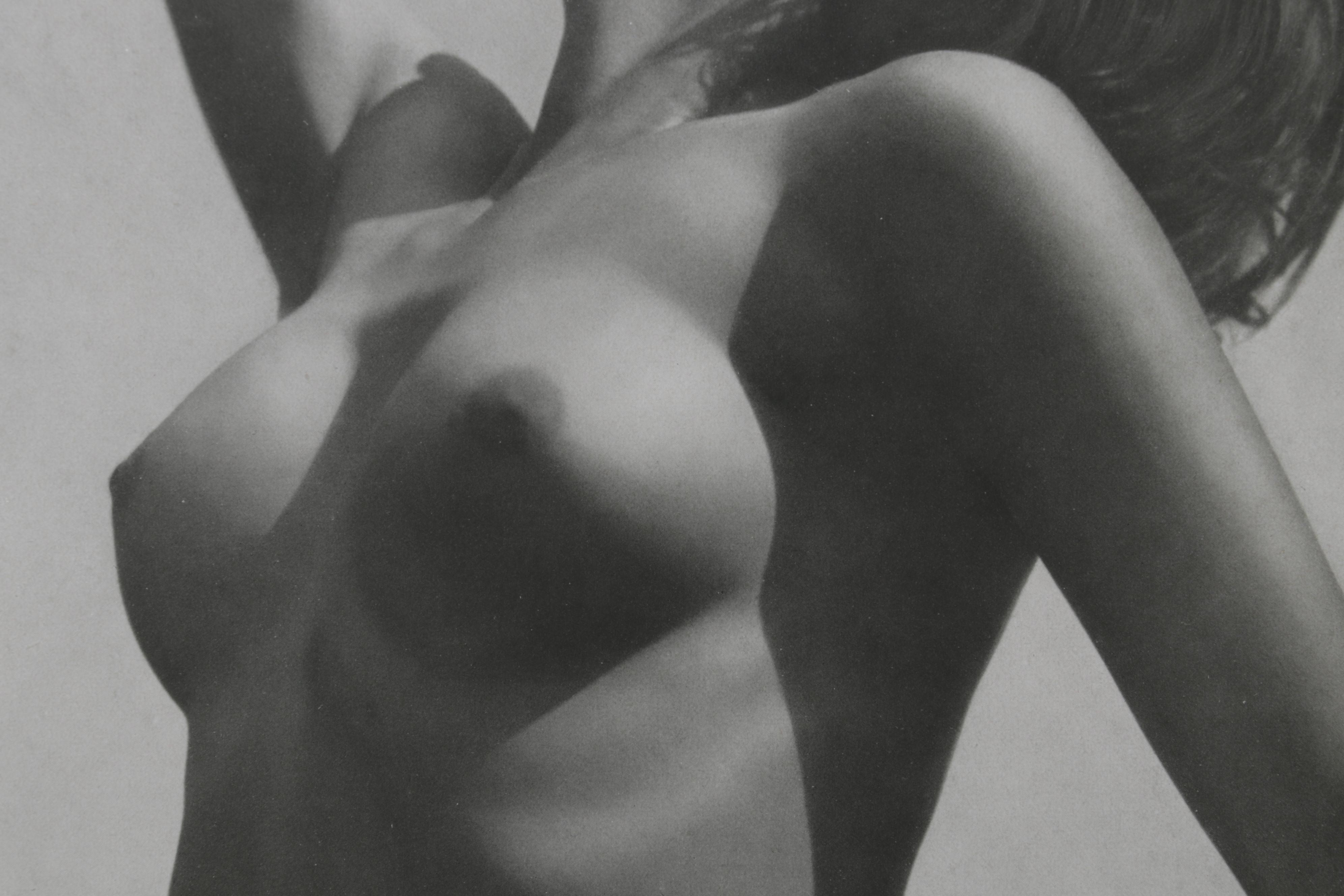 Max Rothkegel Nude Portrait Halftone From "Das Deutsche Aktwerk," Circa 1940