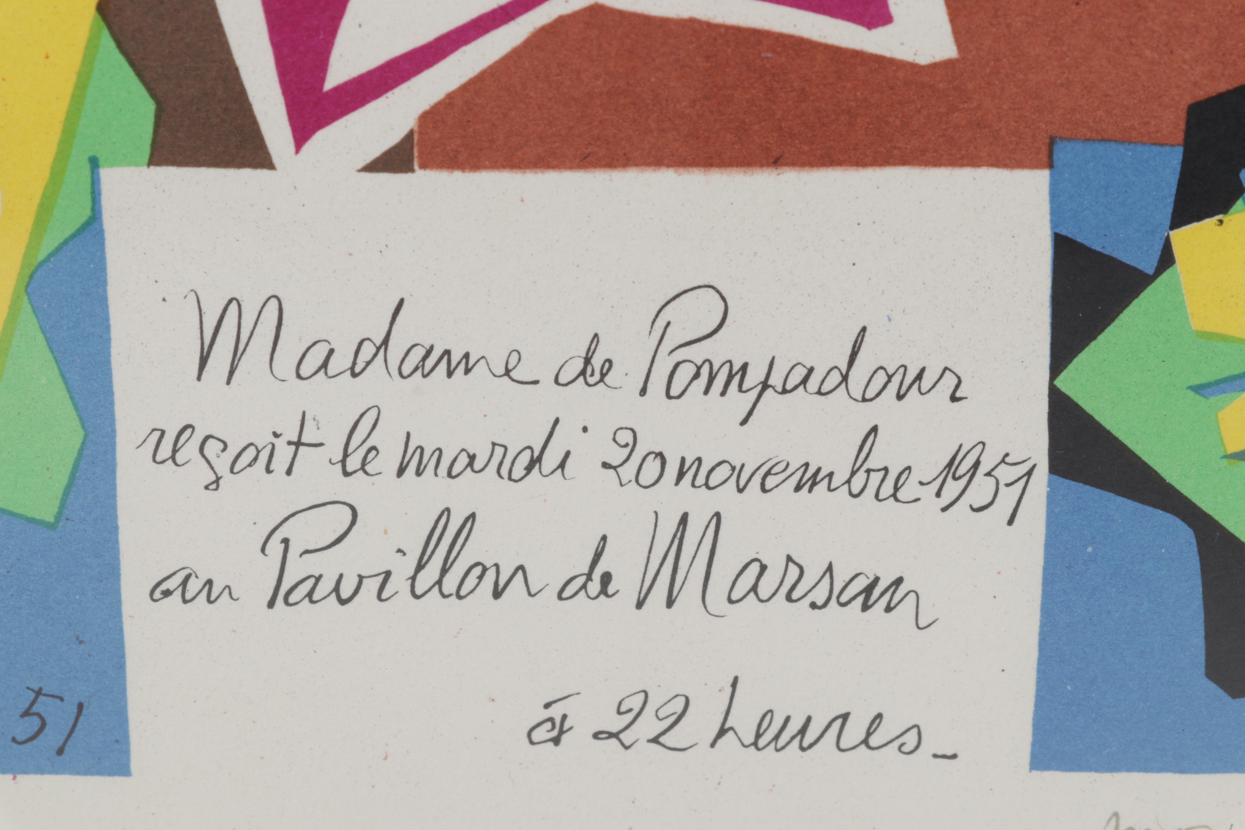 Color Lithograph After Henri Matisse From "Art in Posters," 1959