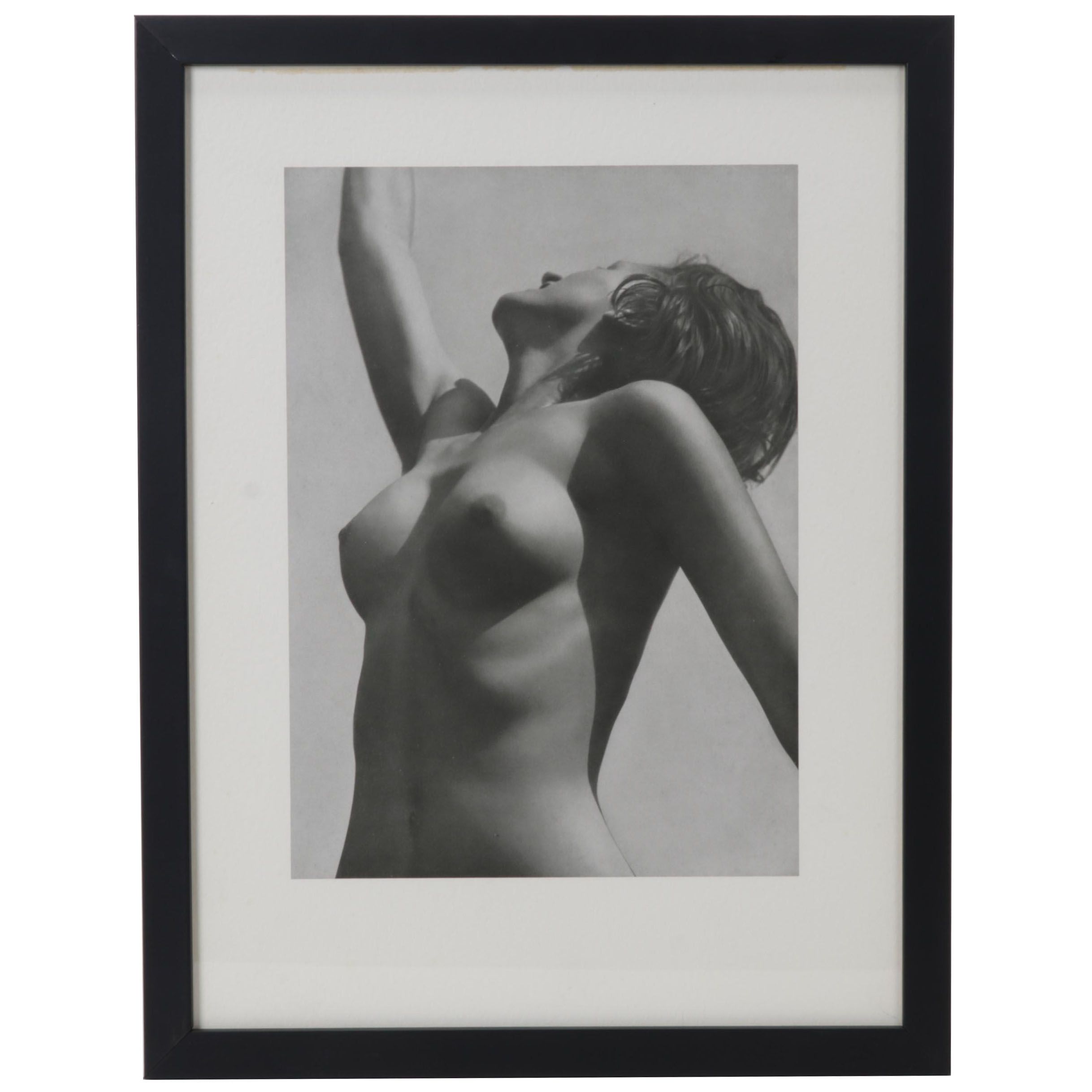 Max Rothkegel Nude Portrait Halftone From "Das Deutsche Aktwerk," Circa 1940