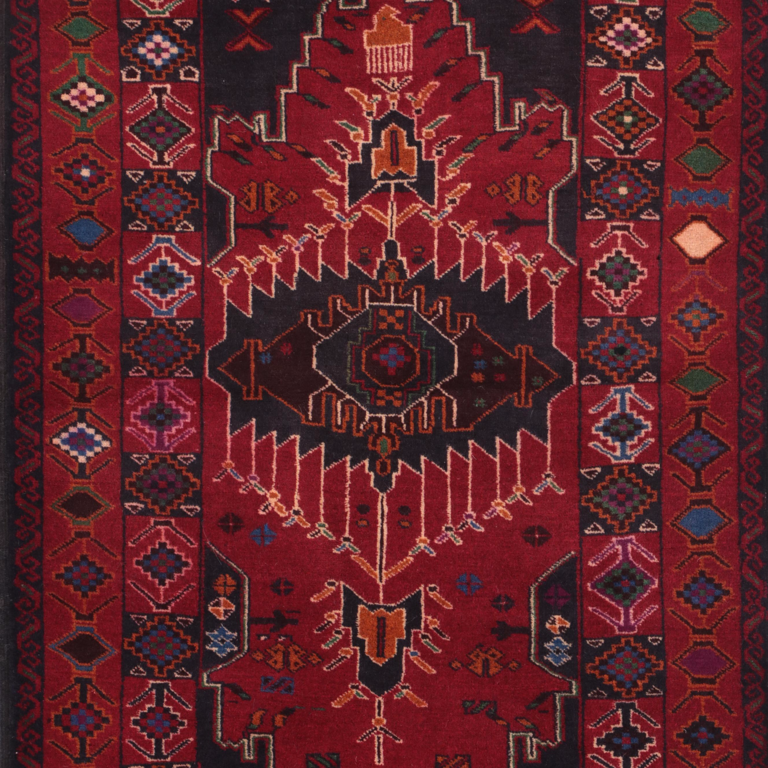 3'1 x 5'4 Hand-Knotted Persian Bakhshayesh Area Rug