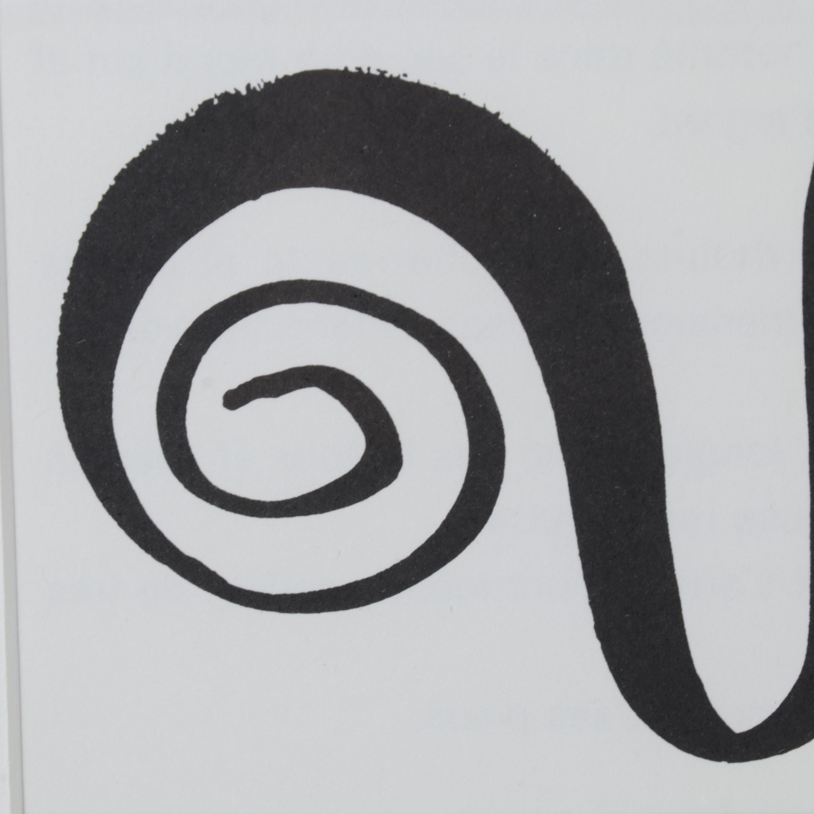 Alexander Calder Lithograph for "Derrrière le Miroir," 1966