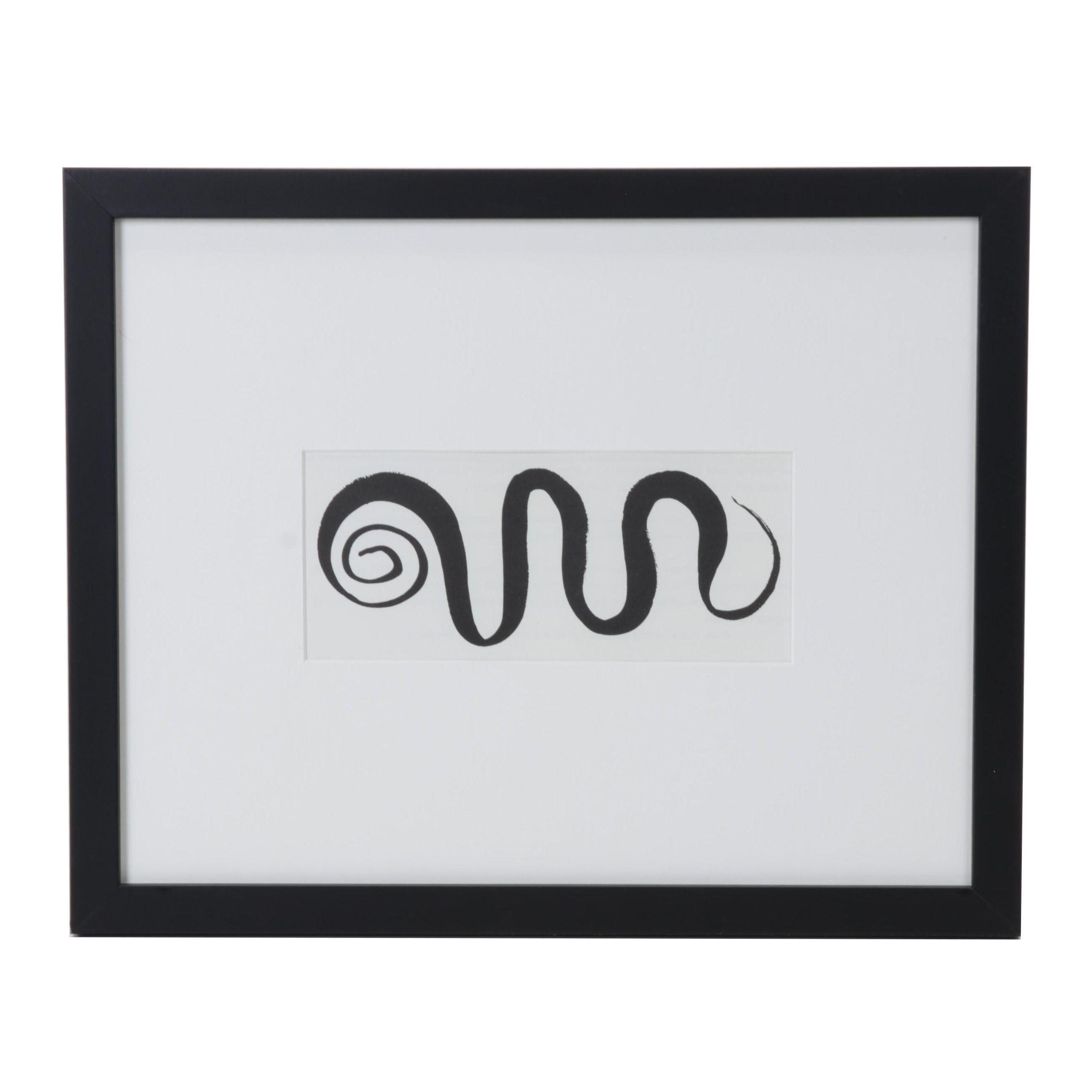 Alexander Calder Lithograph for "Derrrière le Miroir," 1966